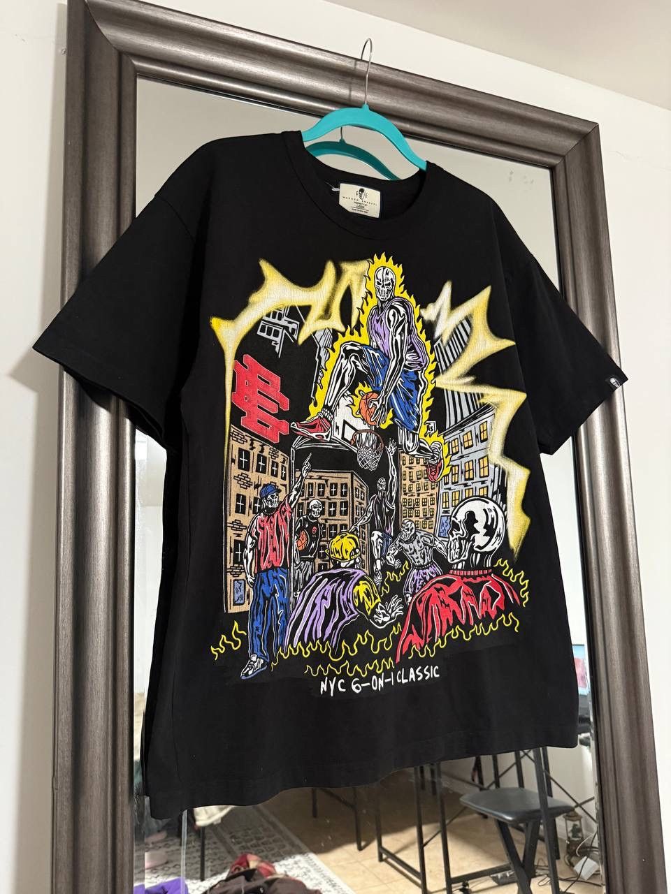 Eric Emanuel Eric Emanuel x Warren Lotas Jump Shot Tee t-shirt Black L Size US L / EU 52-54 / 3 - 1 Thumbnail