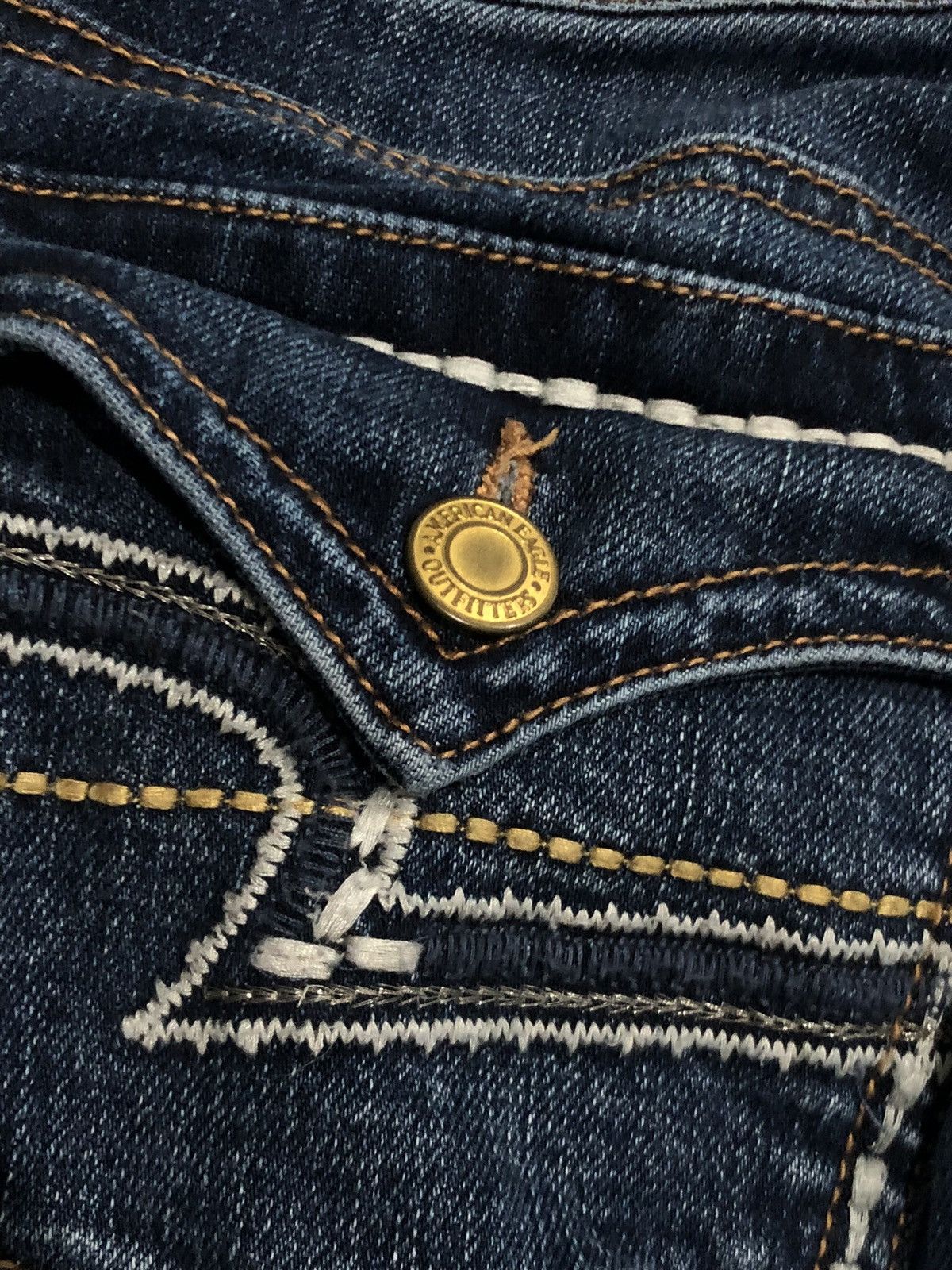 American Eagle Outfitters American Eagle Stretch Kick Boot Jeans Size 26" / US 2 / IT 38 - 4 Thumbnail
