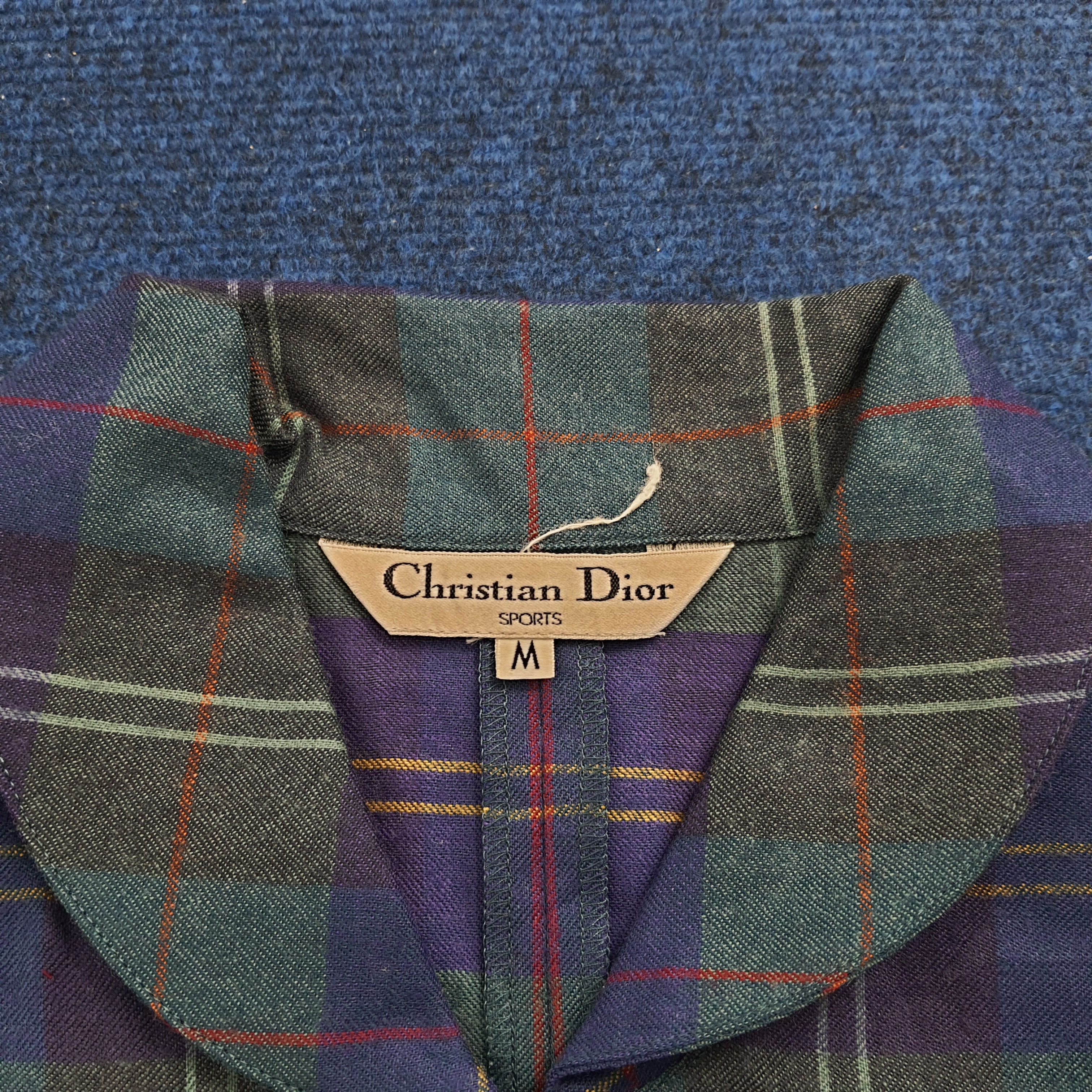 Christian Dior Monsieur × Vintage Vintage Christian Dior Italian Brand Shirt C97n19 Size S / US 4 / IT 40 - 4 Thumbnail