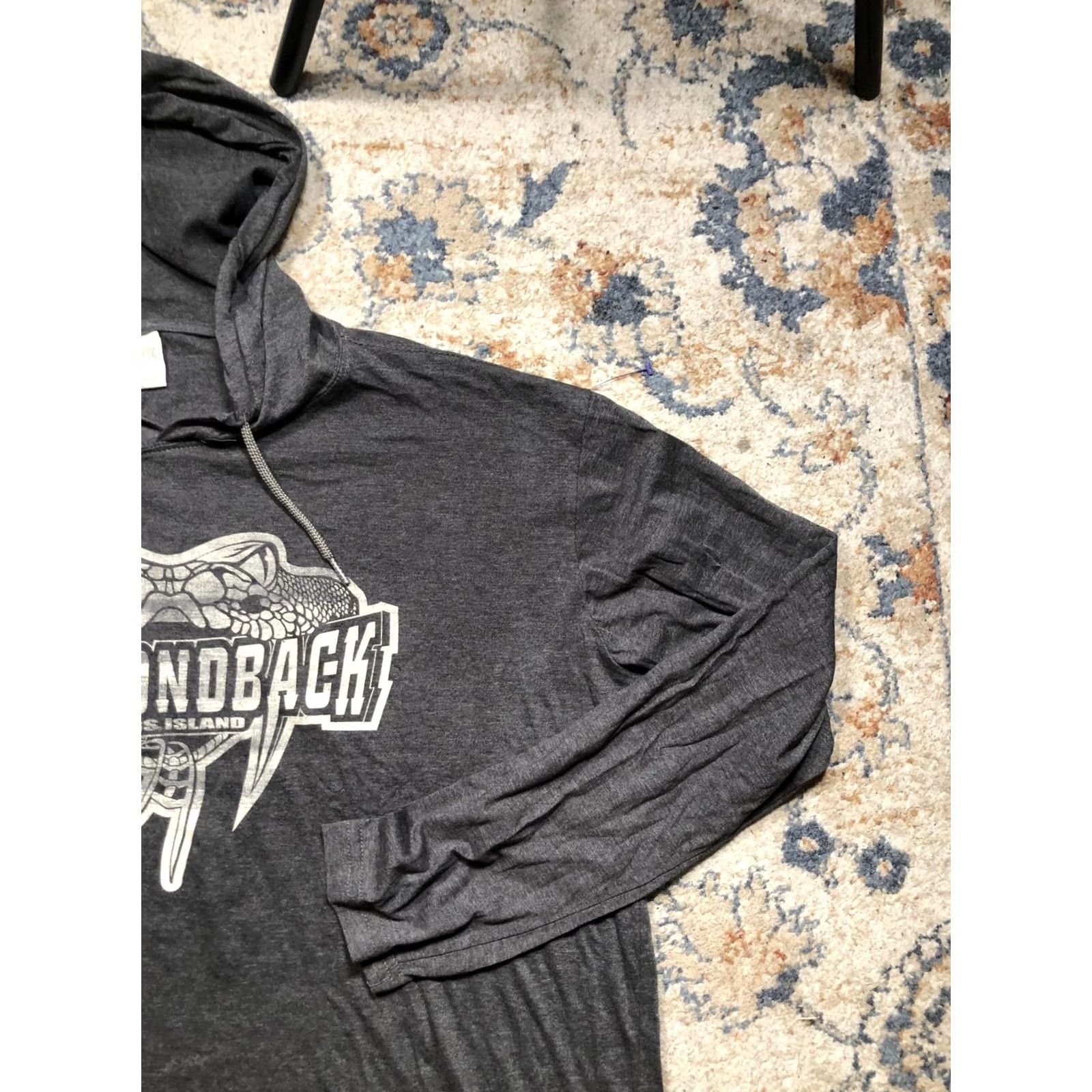 Vintage RetroVision Diamondback Kings Island Hoodie Shirt Mens 2XL Gray Long Sleeve RetroVision Size US XXL / EU 58 / 5 - 4 Thumbnail