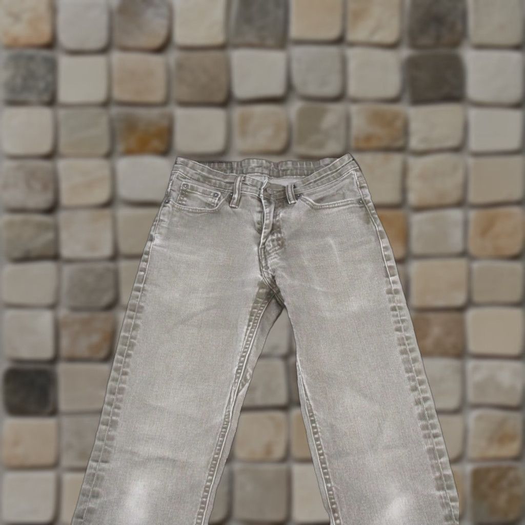 Levi's Levi's 511 Jeans Mens 29 Light Gray Denim Slim Fit 29X28 Size US 29 - 1 Thumbnail