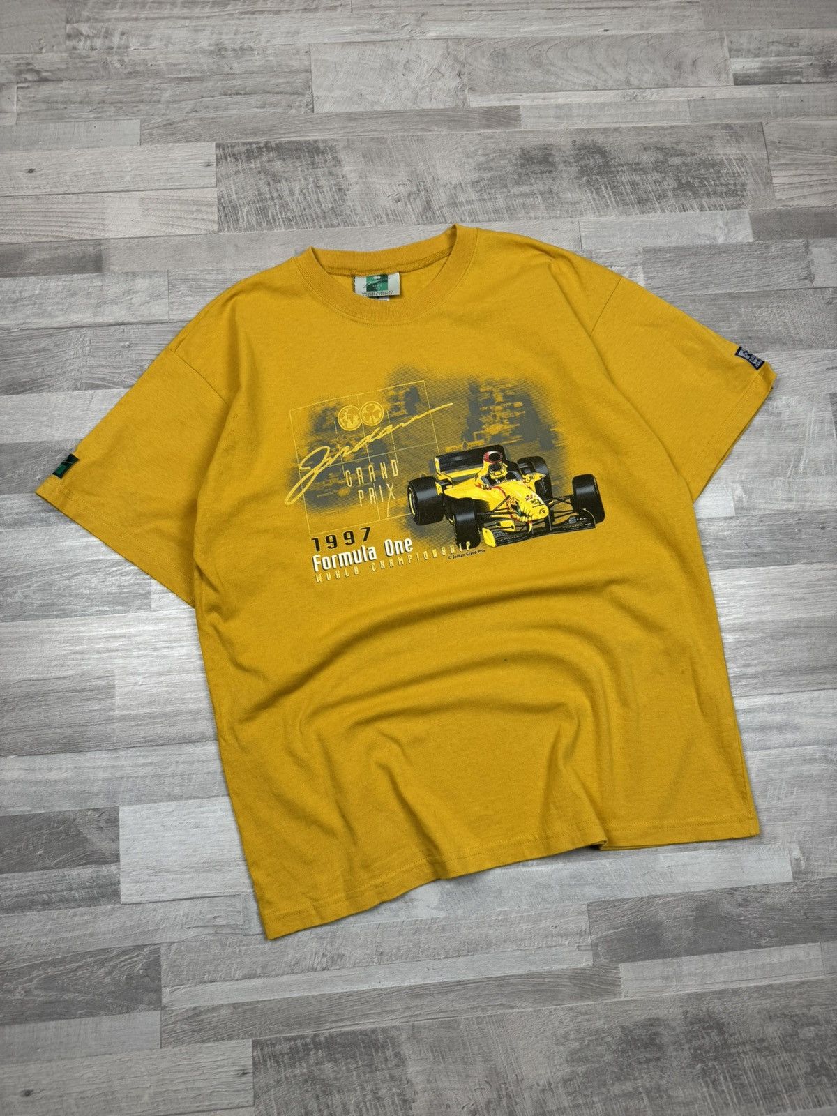 Formula 1 Vintage Jordan Grand Prix Official Formula 1 T shirt 1997 Size US L / EU 52-54 / 3 - 1 Thumbnail