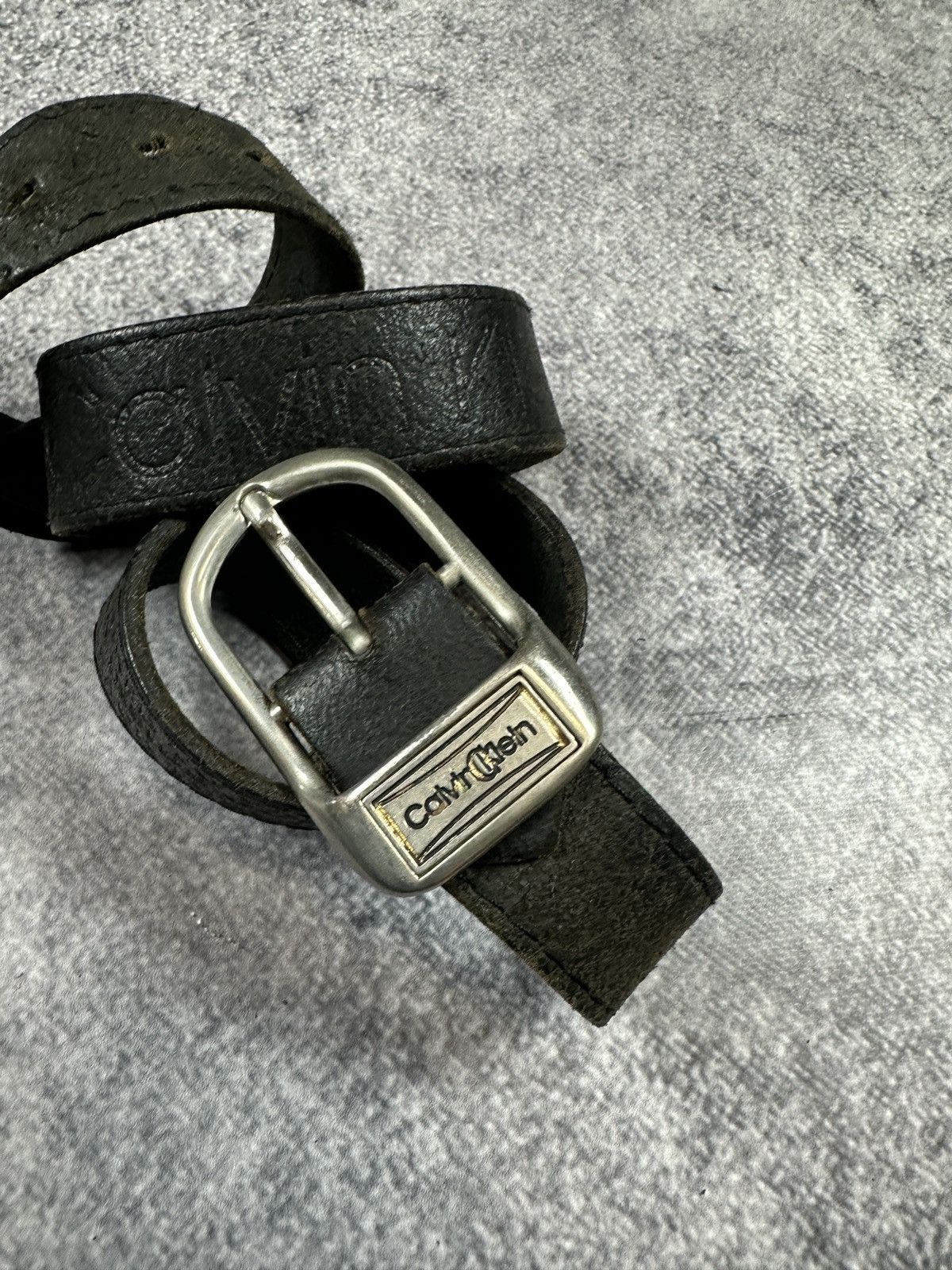 Calvin Klein Y2K Vintage Calvin Klein CK Logo Belts Streetwear Rare USA Size ONE SIZE - 2 Thumbnail