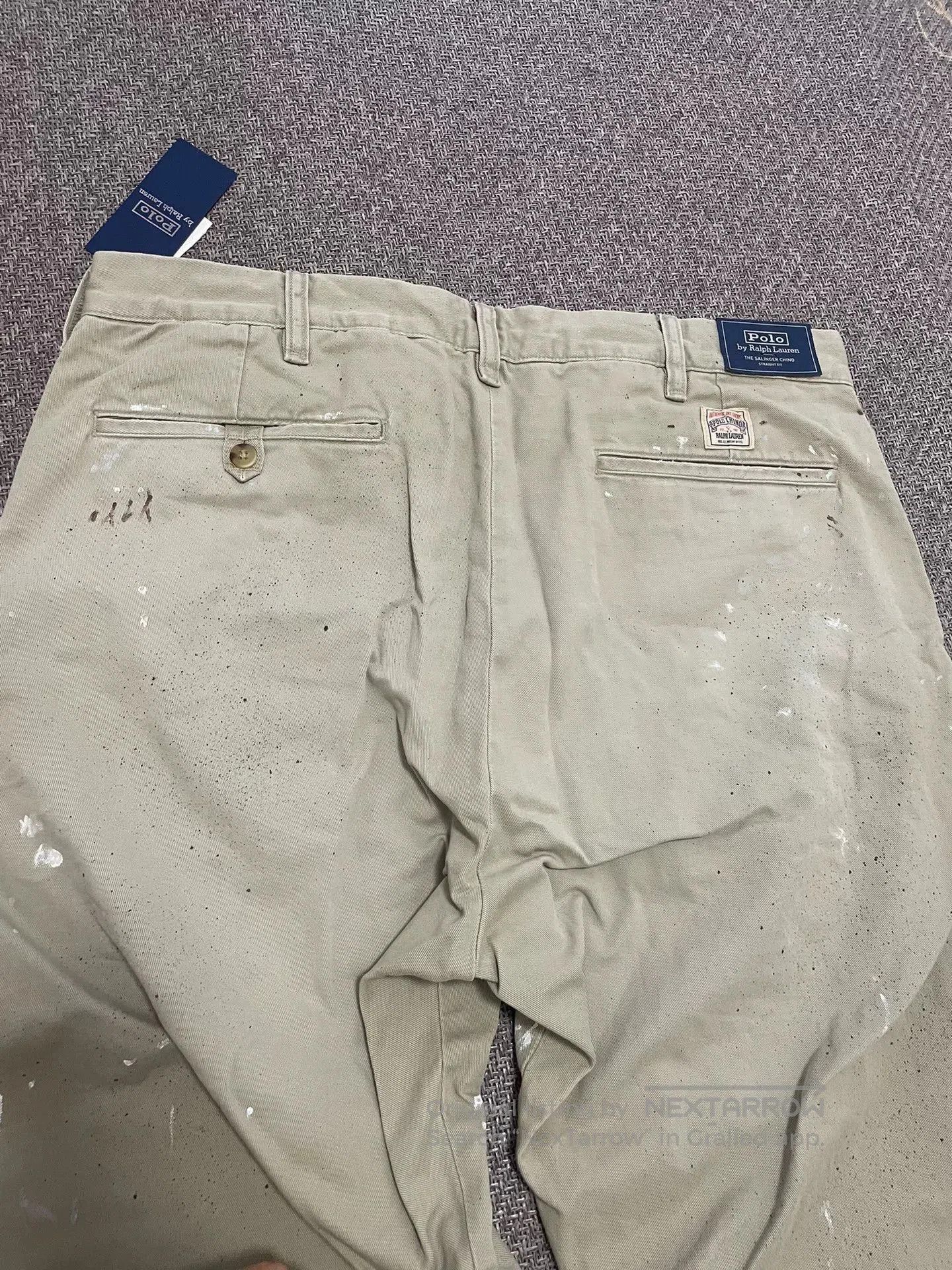 Polo Ralph Lauren Polo Ralph Lauren Patchwork Distressed Pants. Size US 34 / EU 50 - 4 Thumbnail