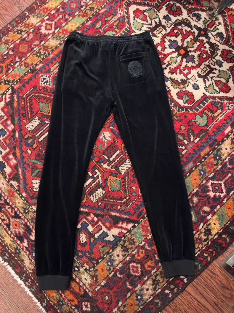 Other Versace Black velvet slacks Size 40" / US 18 - 4 Thumbnail