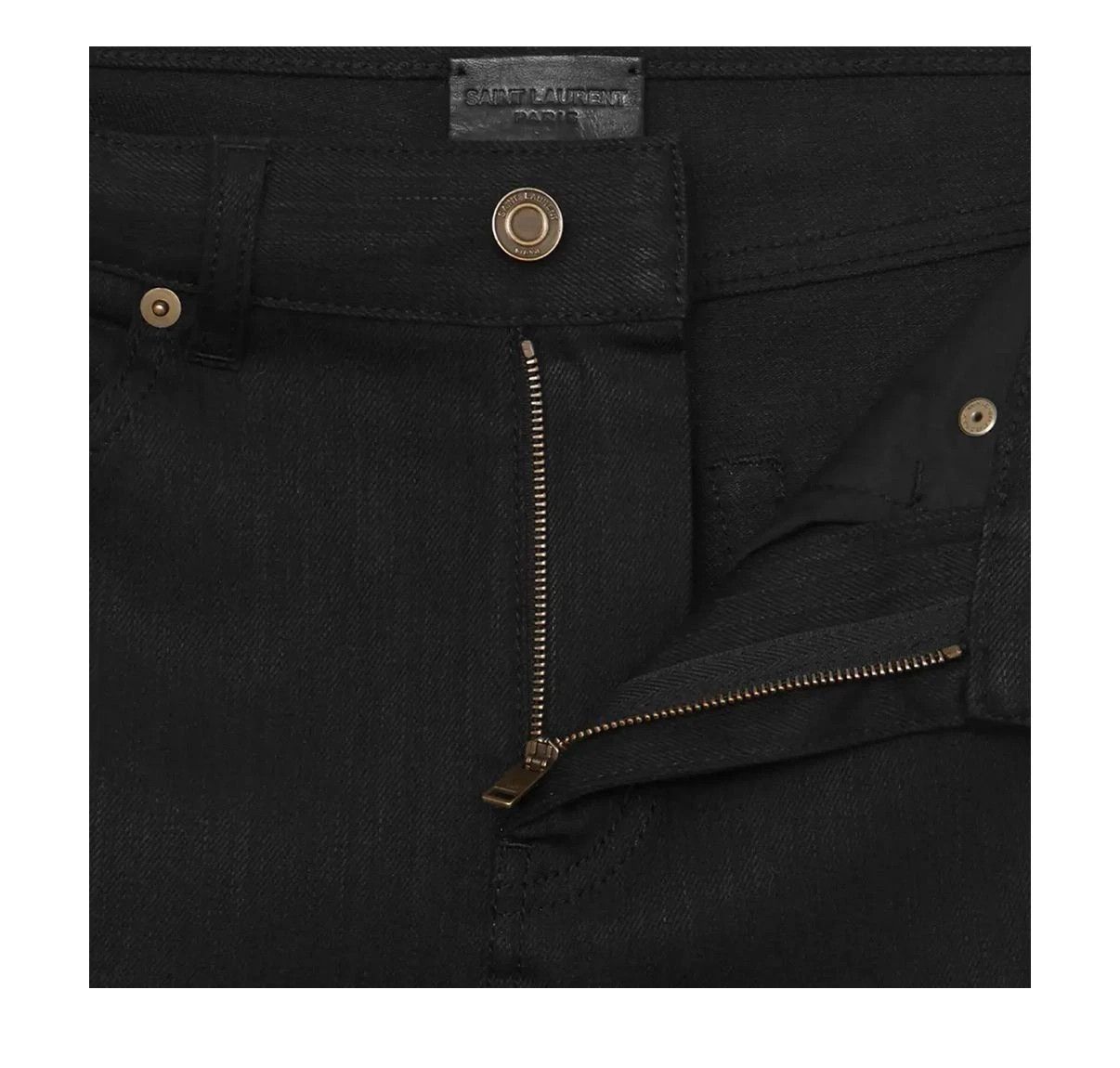 Saint Laurent Paris SS20 Saint Laurent D02 Skinny-Fit in Worn Stretch Denim Size US 38 / EU 54 - 2 Thumbnail