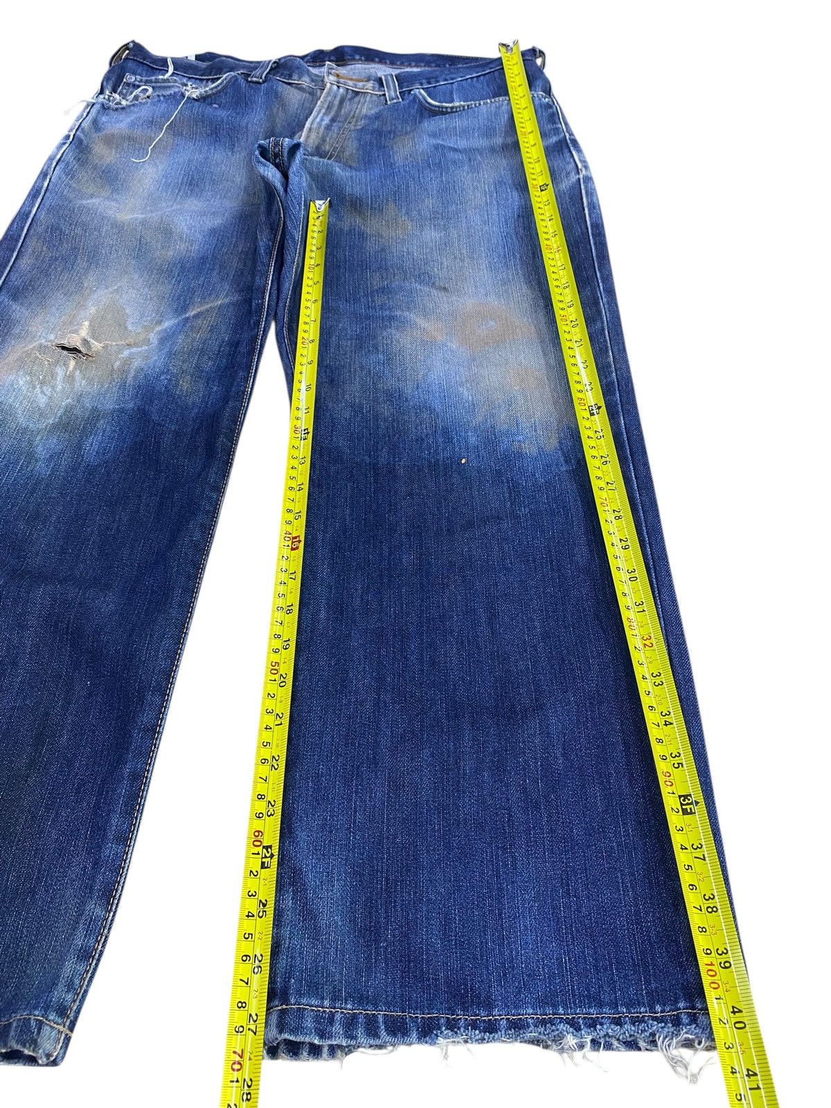 Edwin Vintage Edwin Blue Faded Wash Style Loose Jeans Size US 38 / EU 54 - 8 Thumbnail