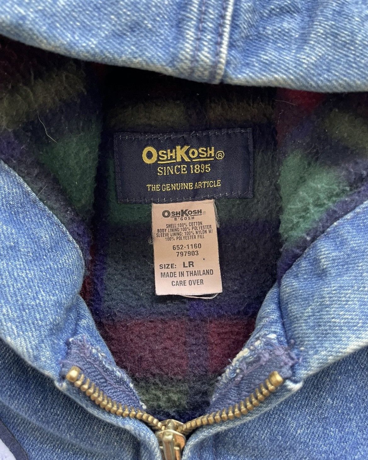 Carhartt × Vintage Vintage Rare 90's Boxy Denim Carhartt Style Work Jacket Size US L / EU 52-54 / 3 - 9 Thumbnail