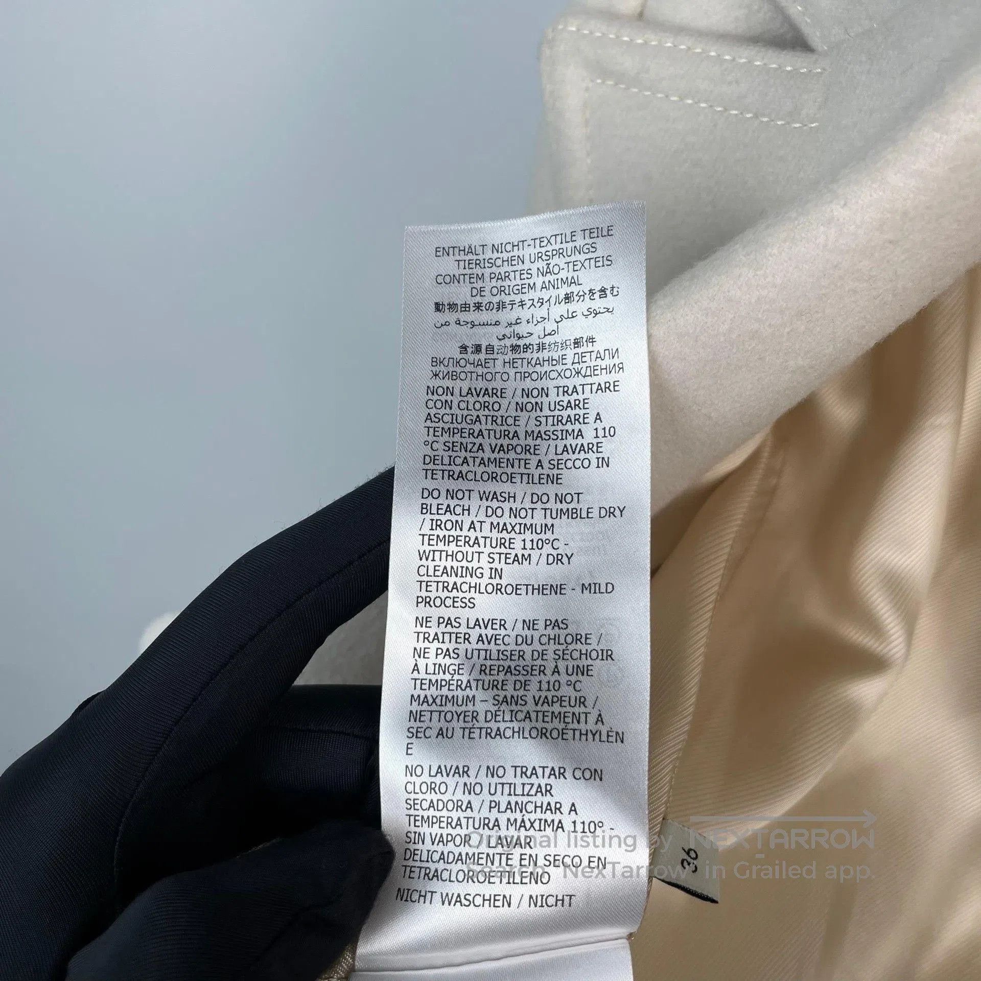 Gucci Gucci Cream Double. Size XS / US 0-2 / IT 36-38 - 9 Thumbnail