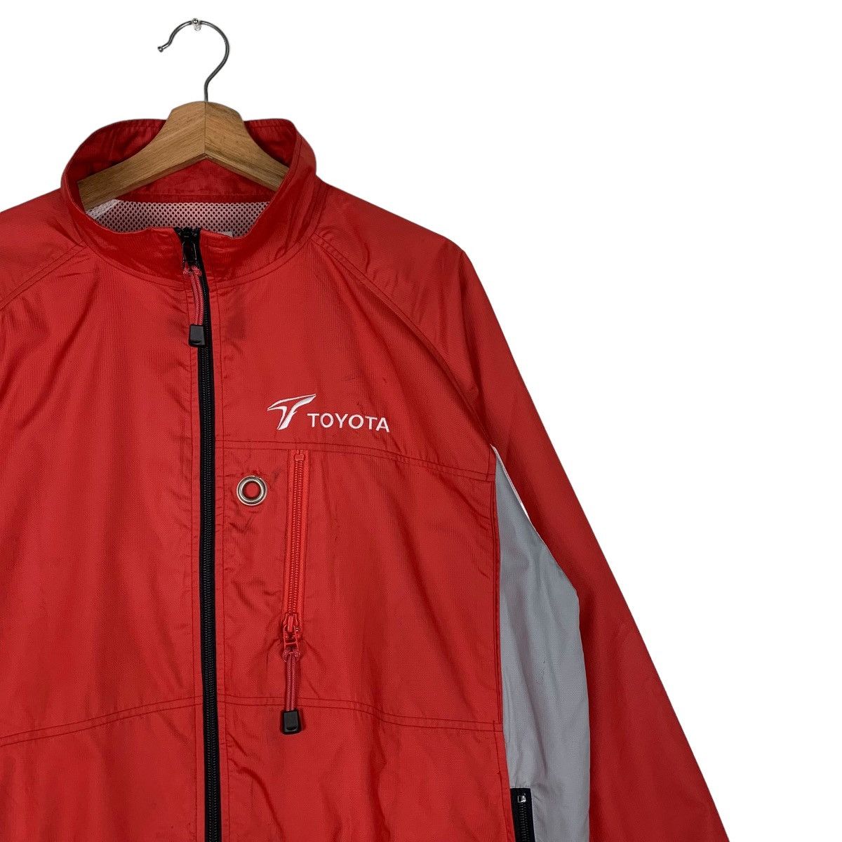 Japanese Brand TOYOTA Embroidered Big Logo Red Light Jacket #0928-C41 Size US M / EU 48-50 / 2 - 7 Thumbnail