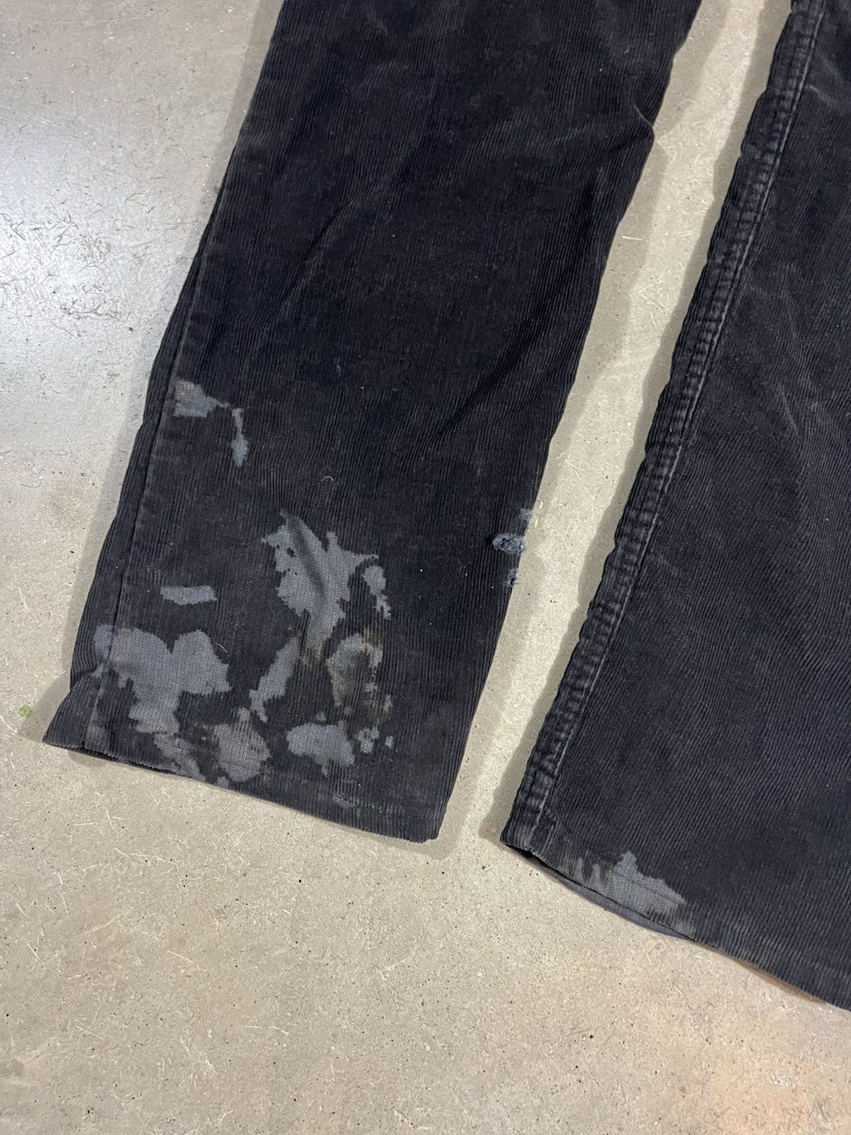 Levi's Vintage 80s Levis 519 Corduroy Pants Faded Black Size US 32 / EU 48 - 9 Thumbnail