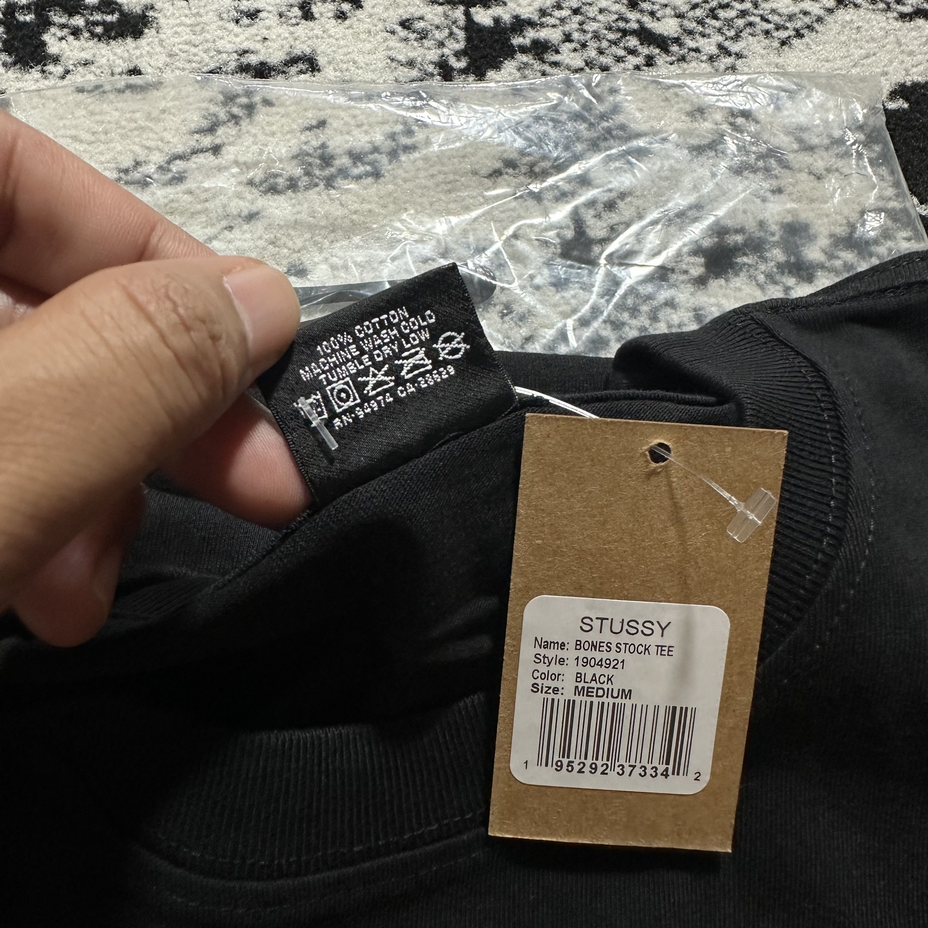 Stussy STUSSY BONES STOCK TEE - MEDIUM Size US M / EU 48-50 / 2 - 6 Thumbnail