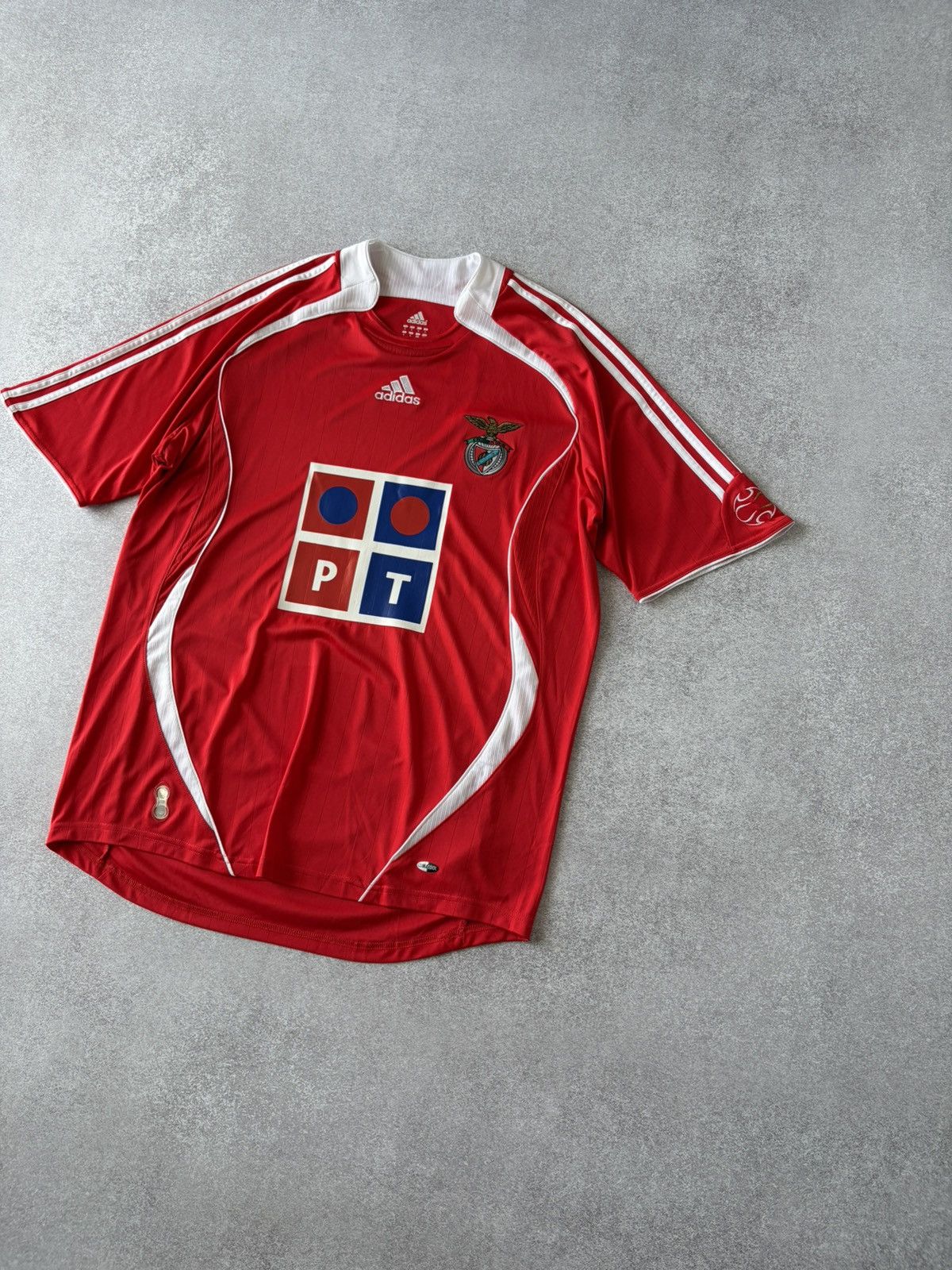 Adidas Adidas Benfica Portugal Home 2006 Football Soccer Jersey Size US L / EU 52-54 / 3 - 5 Thumbnail