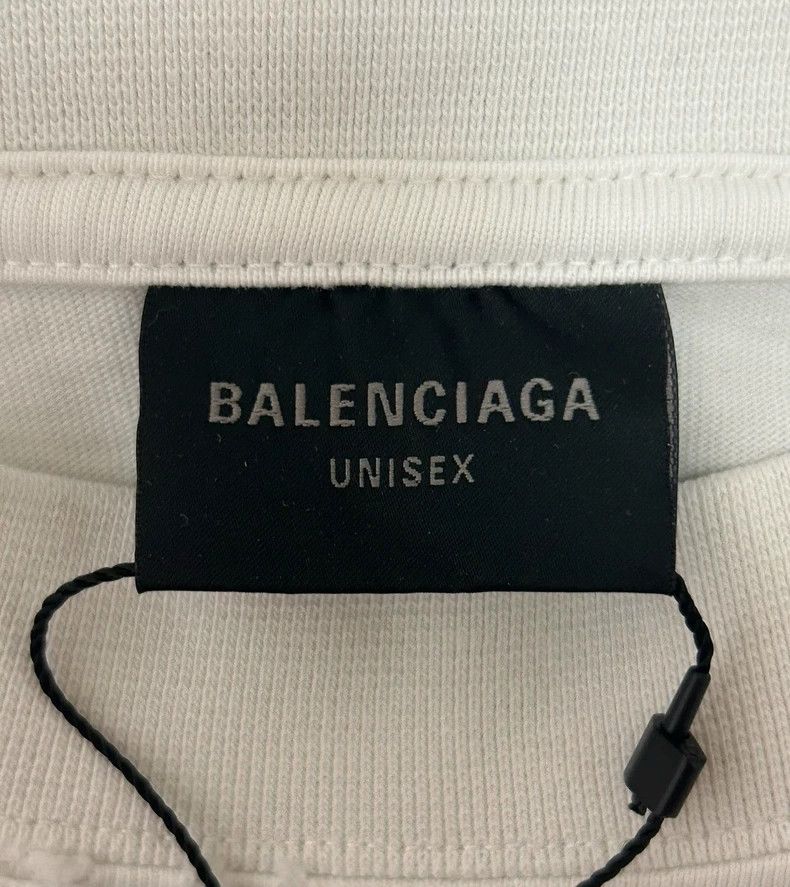 Balenciaga Balenciaga Qixi love embroidery small logo short sleeve T Size US M / EU 48-50 / 2 - 3 Thumbnail