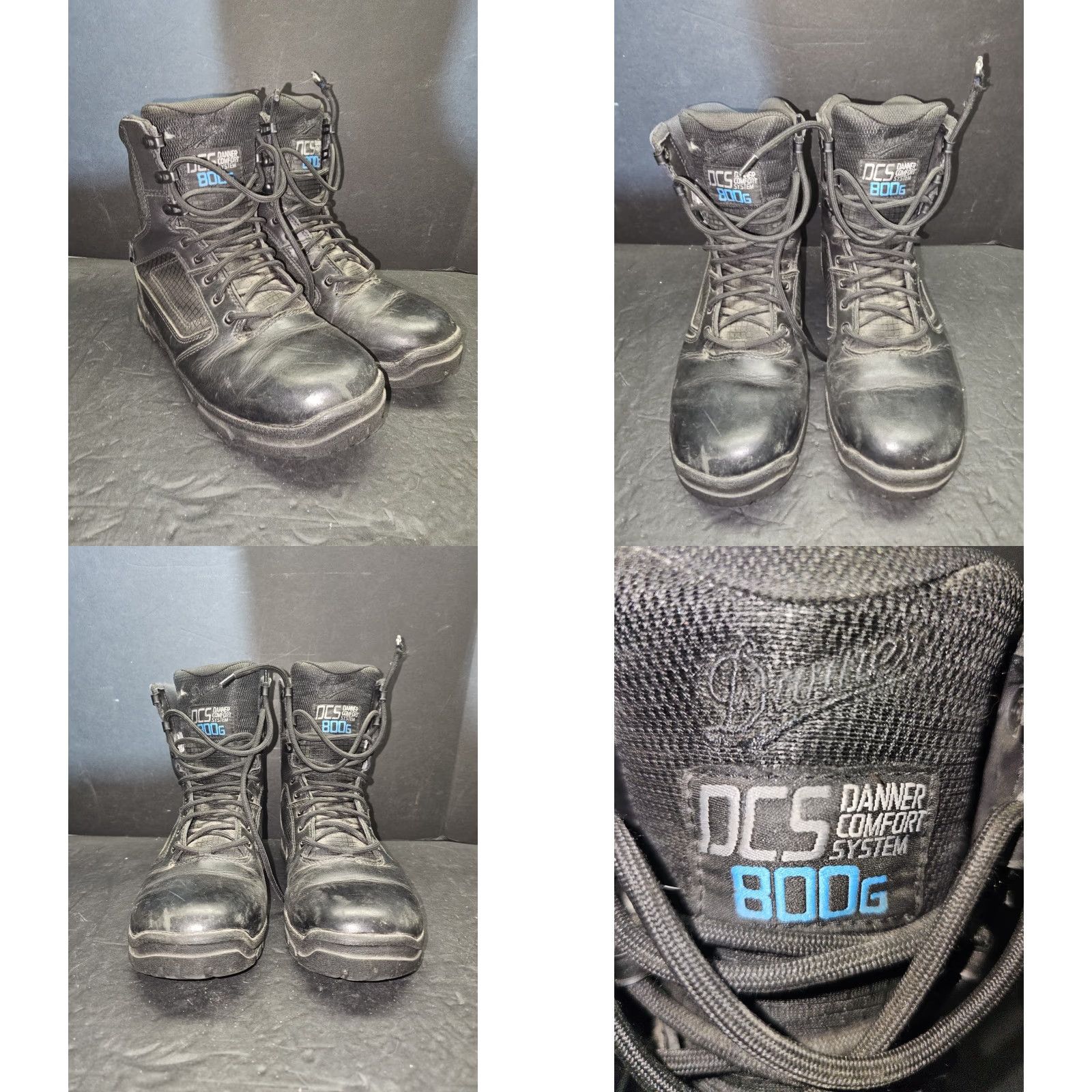 Danner DANNER Lookout 8" Black 800G Tactical Soft Side Work Boots 23827 Mens US 8 Size US 8 / EU 41 - 8 Thumbnail