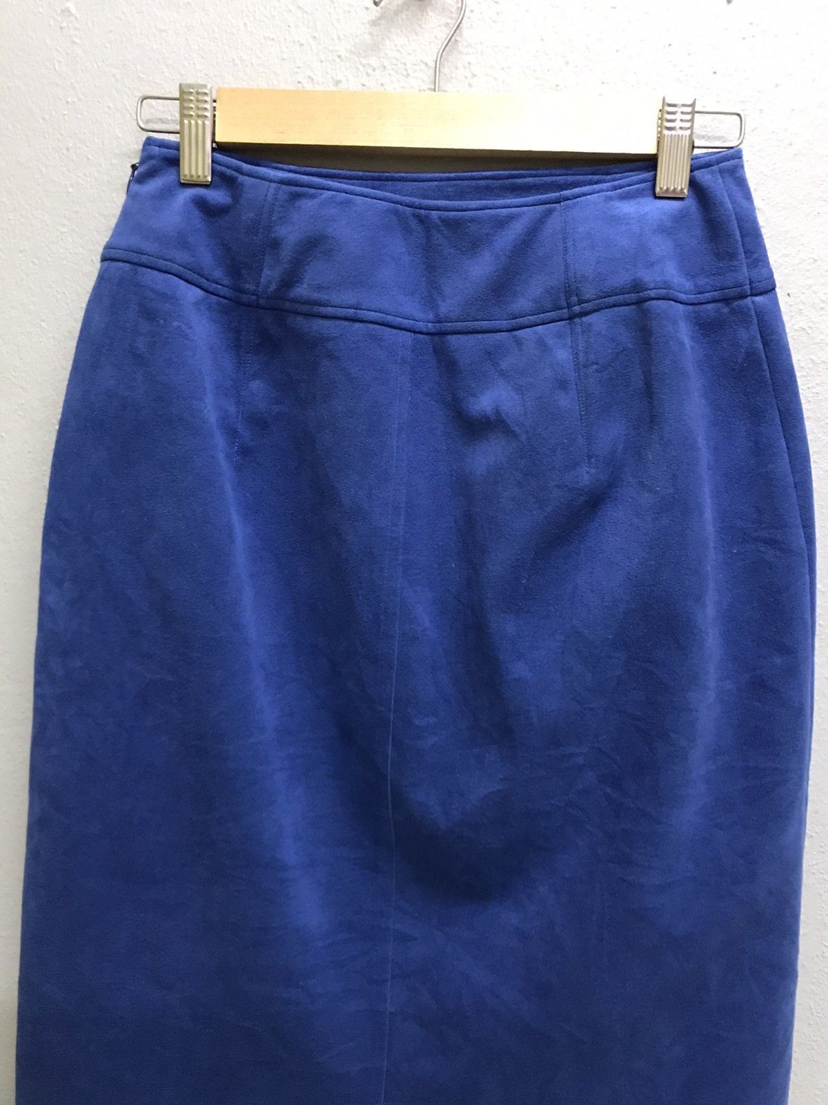 Japanese Brand × Vintage UNITED TOKTO SYNTHETIC LEATHER SKIRT Size 26" / US 2 / IT 38 - 6 Thumbnail