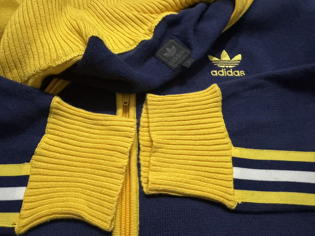 Adidas Vintage Adidas Trefoil Raglan Blue Yellow Size US XL / EU 56 / 4 - 7 Thumbnail