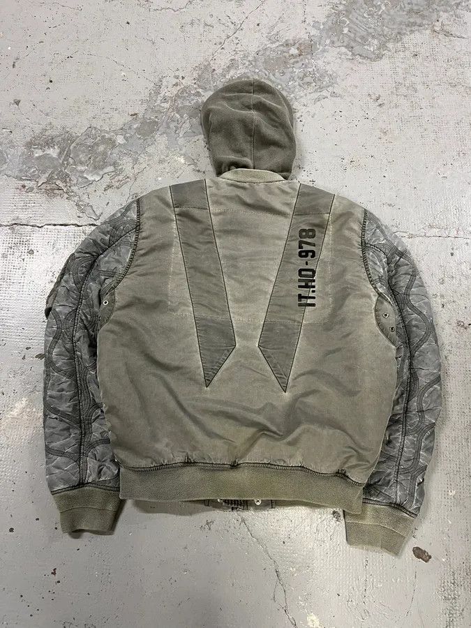 Diesel Diesel Astro Cargo Grey Bomber Jacket Size US M / EU 48-50 / 2 - 7 Thumbnail