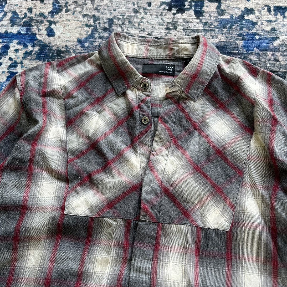 Undercover × Uniqlo 🔥Uniqlo X undercover Shadow Plaid Tartan Shirt Button up Size US M / EU 48-50 / 2 - 3 Thumbnail