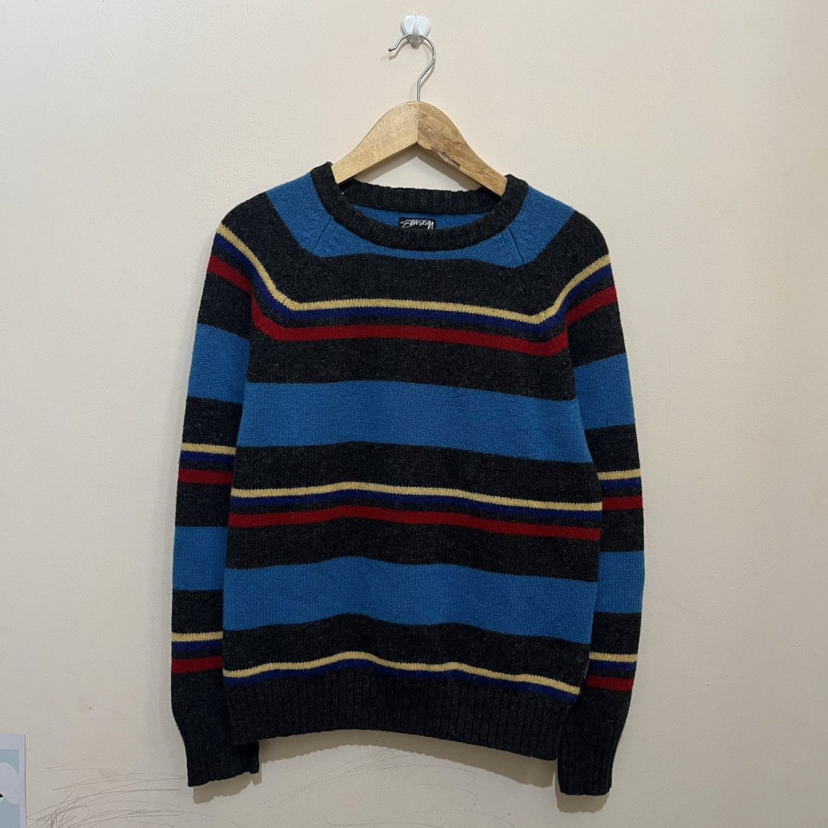 Stussy Wool Knit Jumper Sweatshirt