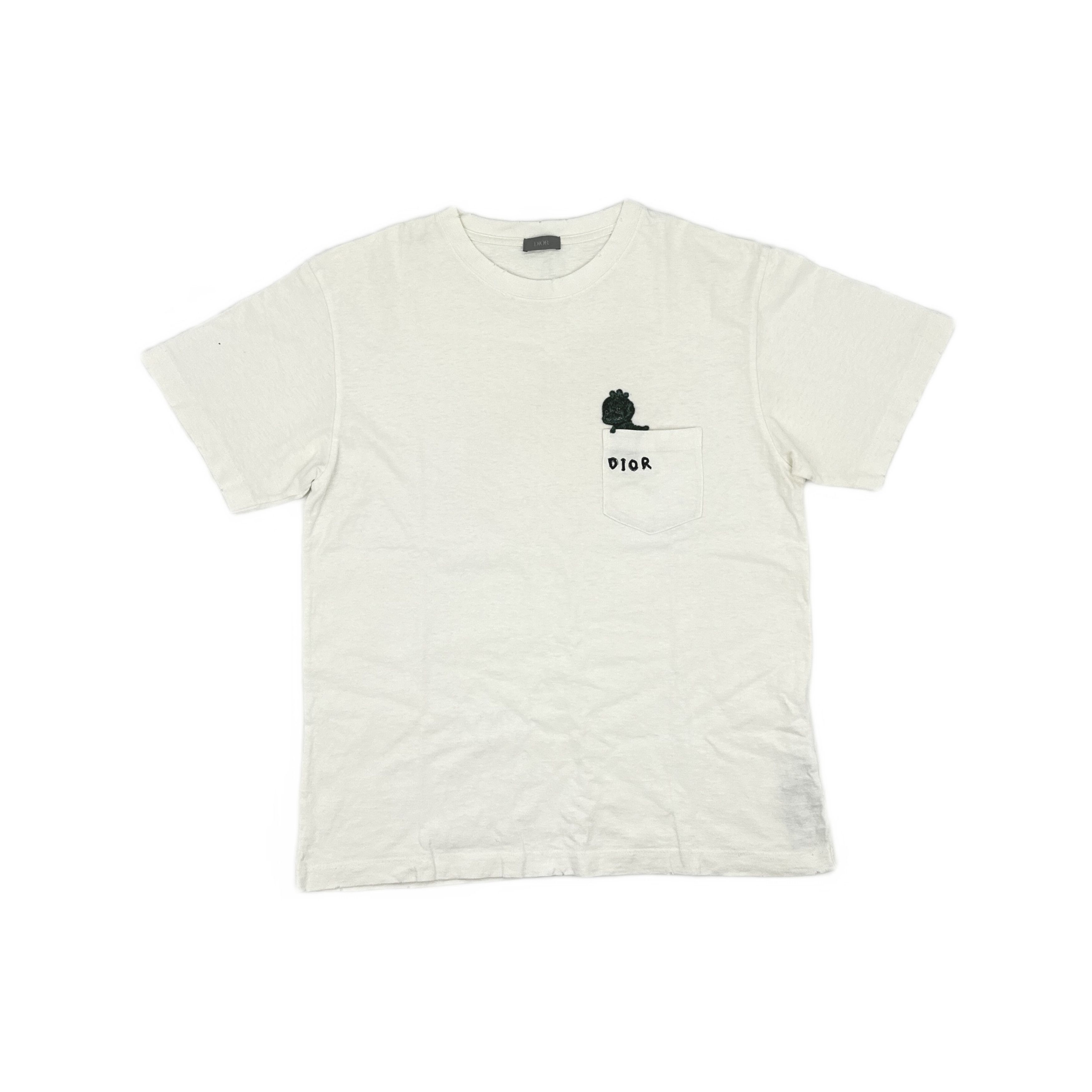 Dior Dior Cartoon Logo Pocket T-Shirt XXL Size US XXL / EU 58 / 5 - 1 Thumbnail