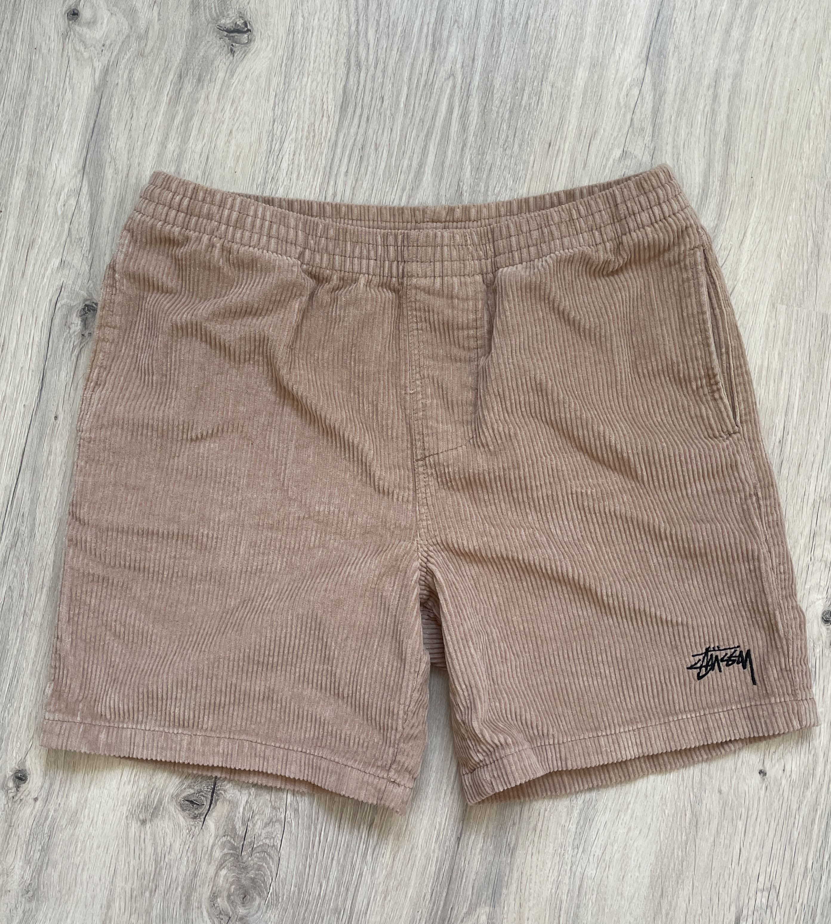 Streetwear × Stussy Stussy Australia Corduroy Shorts Brown