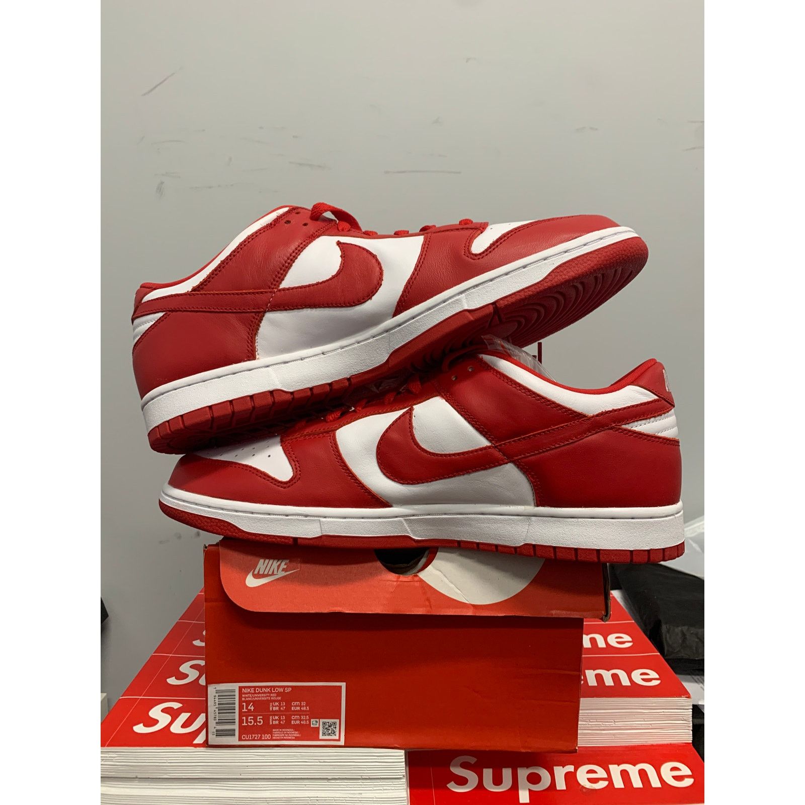 Nike Nike Dunk Low SP St. John's Red Size 14 BRAND NEW SHIPS NOW Size US 14 / EU 47 - 5 Thumbnail