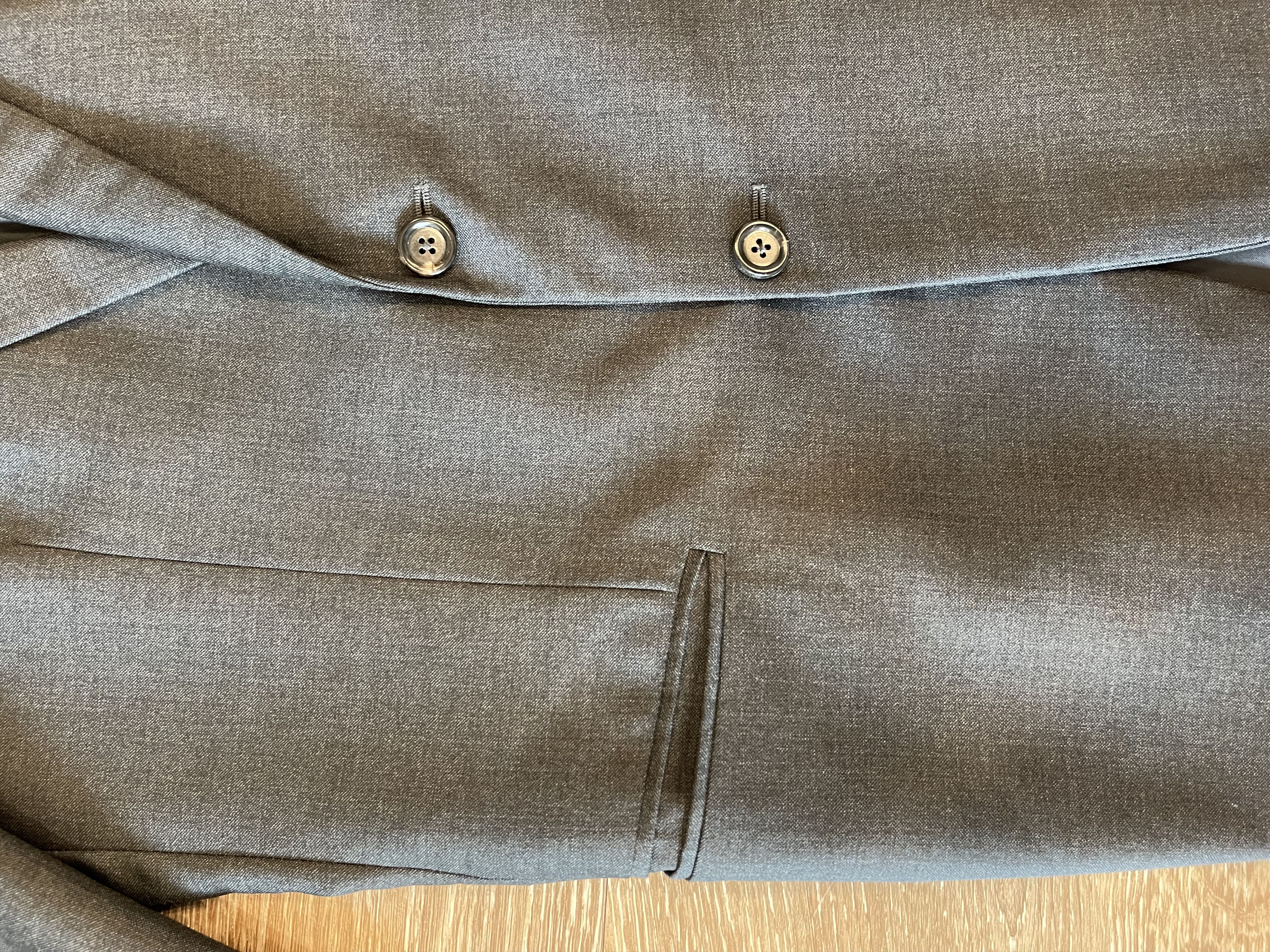 YVES SAINT LAURENT - ANTHRACITE WOOL JACKET