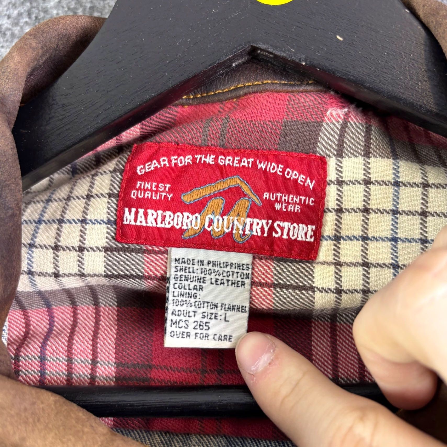 Marlboro VINTAGE Marlboro Country Store Jacket Shirt Denim 3-in-1 Plaid Lined Blue Mens L Size US L / EU 52-54 / 3 - 5 Thumbnail