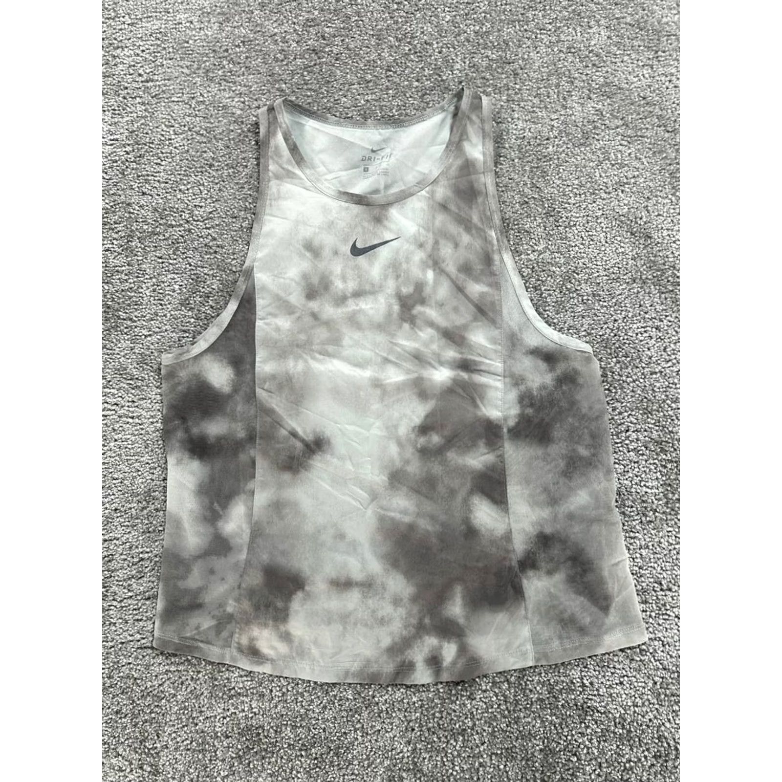 Nike Nike Shirt Womens Small Gray Dri-Fit Pullover Size S / US 4 / IT 40 - 2 Thumbnail