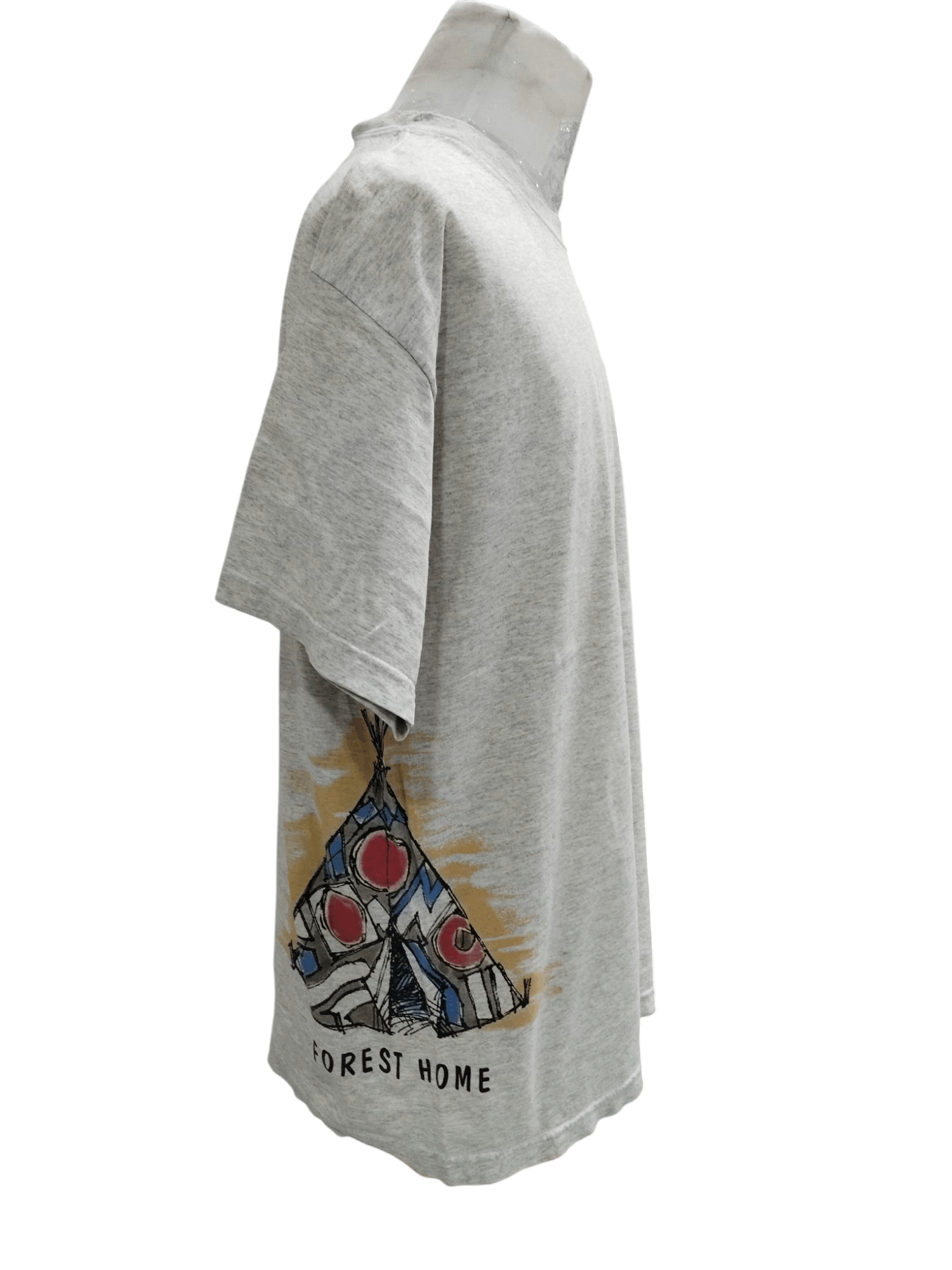 Indian Motorcycle × Vintage Vintage 90s Forest Home Indian Village Summer Tshirt Size US XL / EU 56 / 4 - 3 Thumbnail