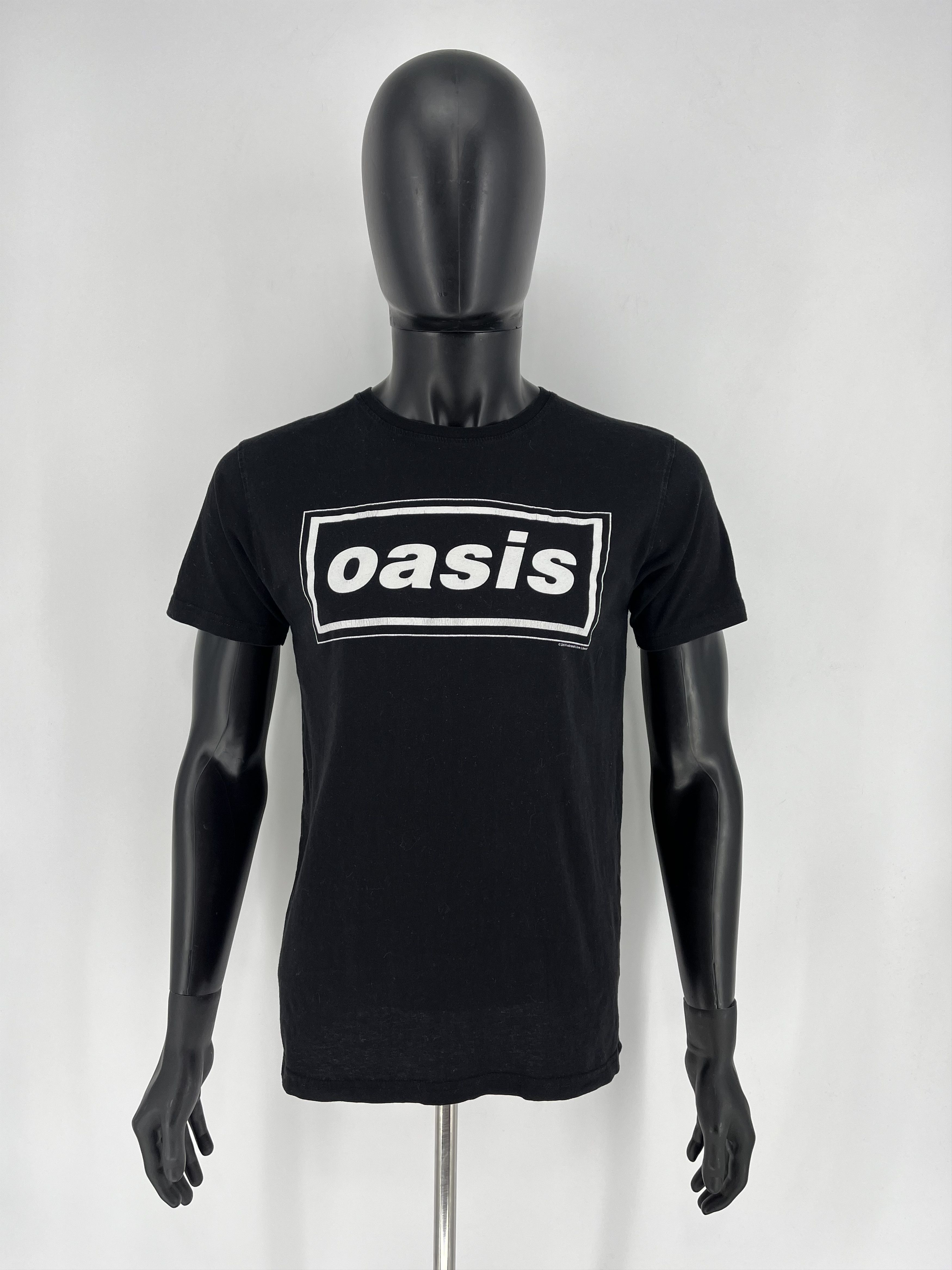 Band Tees × Vintage Vintage Oasis Y2K Box Logo Sky White T Shirt Size US S / EU 44-46 / 1 - 2 Thumbnail