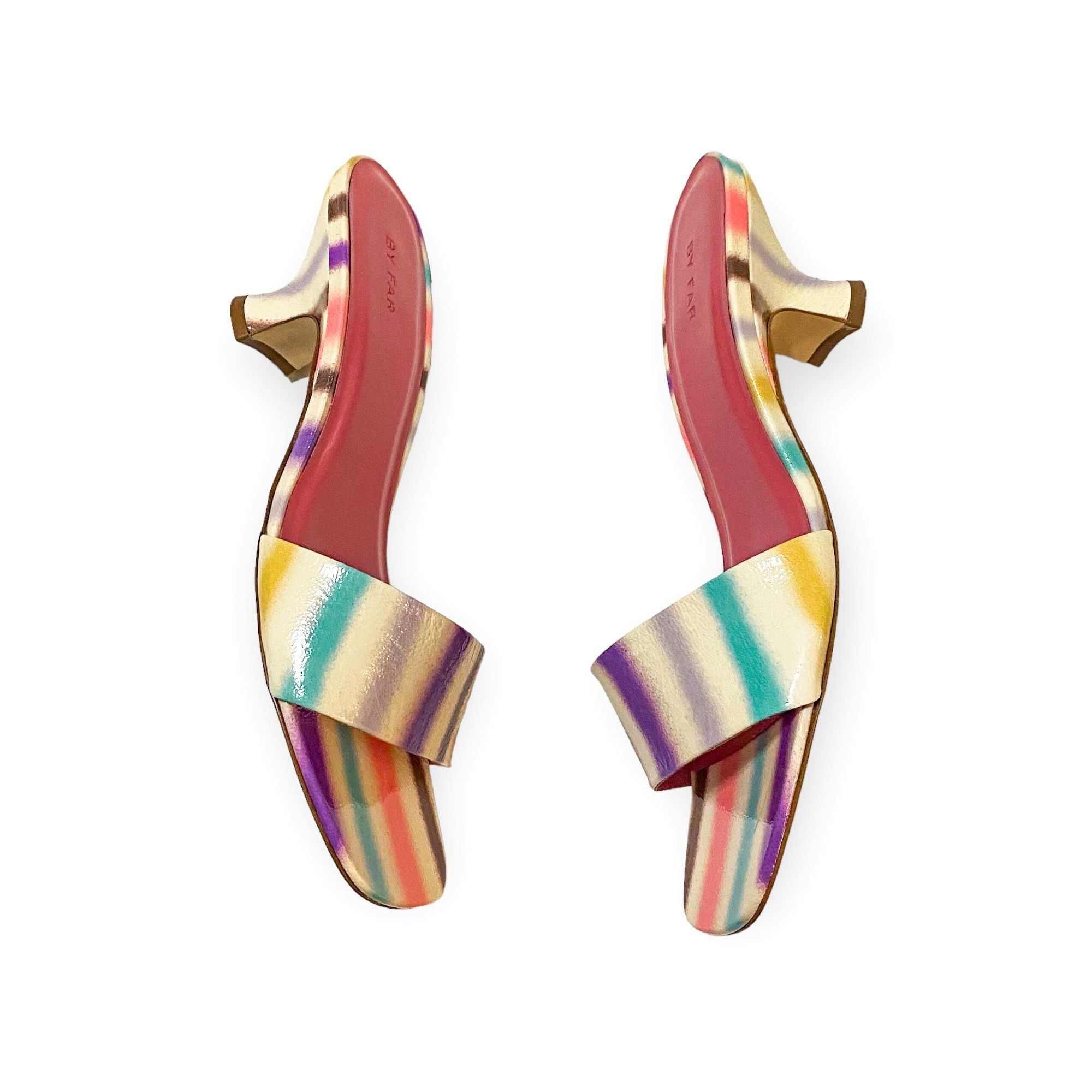 By Far NWT By Far Freddy Spray Print Slide sandals, Size 40EU Size US 10 / IT 40 - 6 Thumbnail