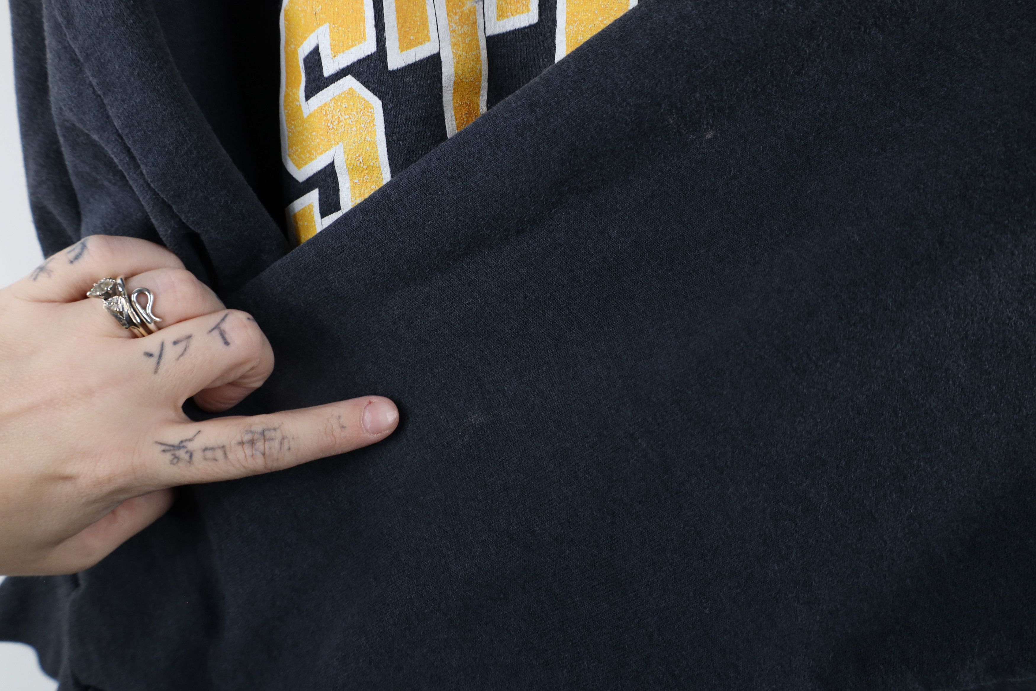 Vintage Vintage 90s Spell Out Pittsburgh Steelers Football Hoodie Size US L / EU 52-54 / 3 - 10 Thumbnail