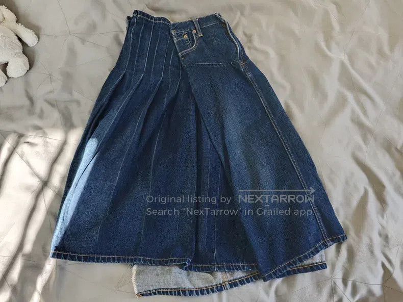 Comme des Garcons Comme des Garcons size S Denim Skirt S-M Size 23" - 3 Thumbnail