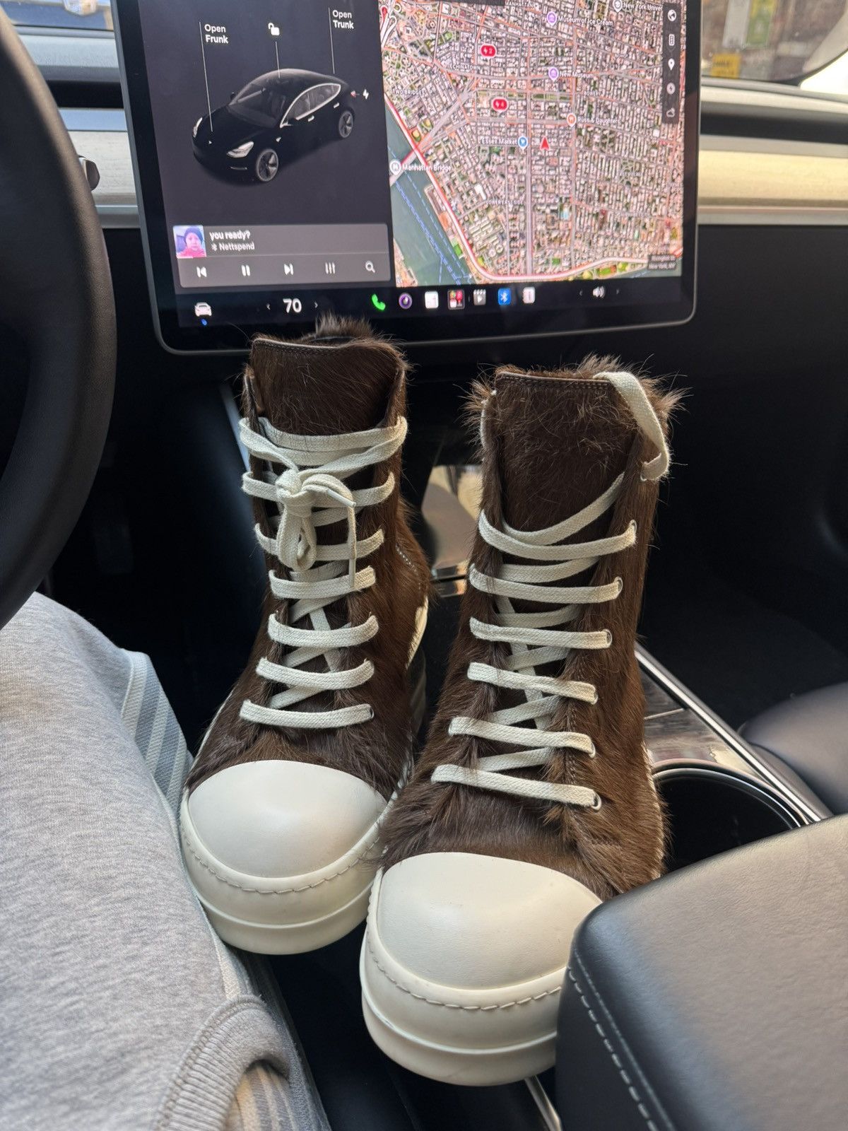 Rick Owens Rick Owens Lido Pony Hair High-top Ramones Size US 9.5 / EU 42-43 - 6 Thumbnail
