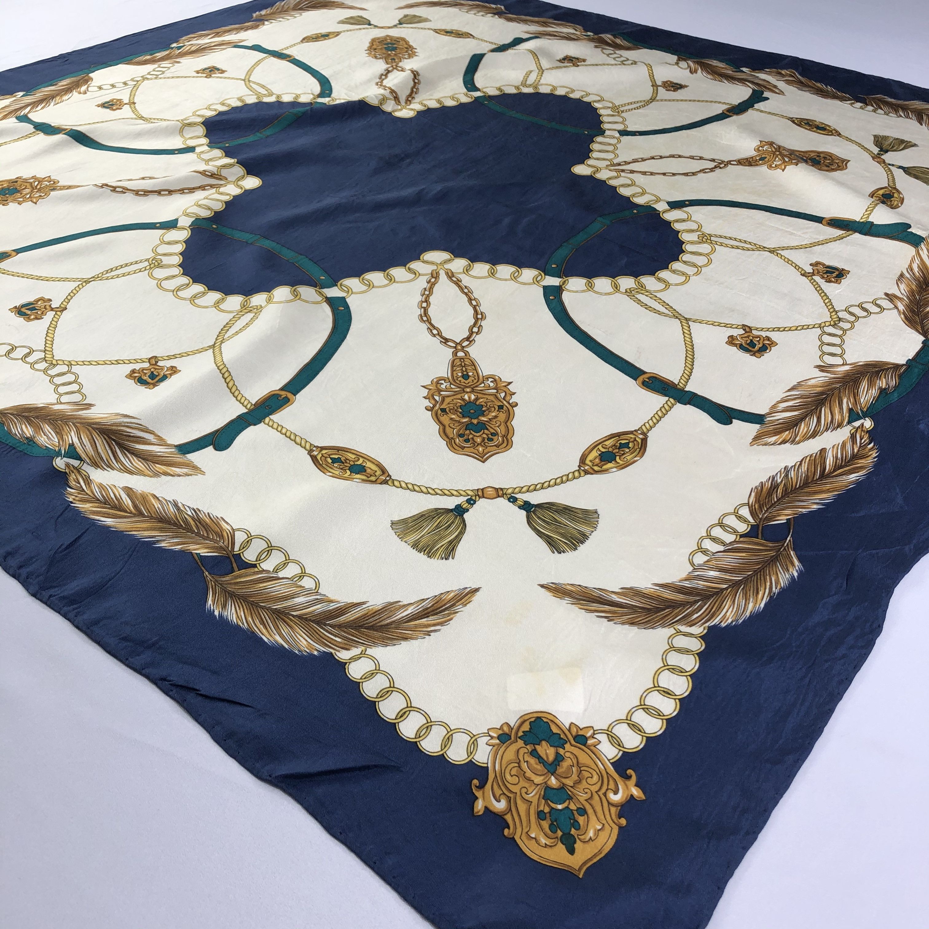 Vintage Vintage Silk Scarf Size ONE SIZE - 4 Thumbnail