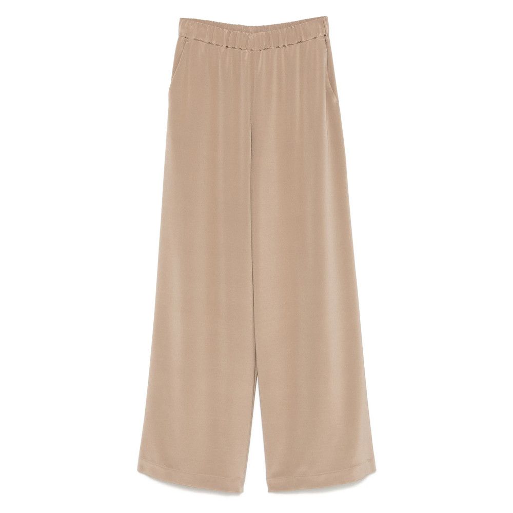 Max Mara Max Mara BROWN Trousers - Palazzo Pants Size 26" / US 2 / IT 38 - 1 Thumbnail