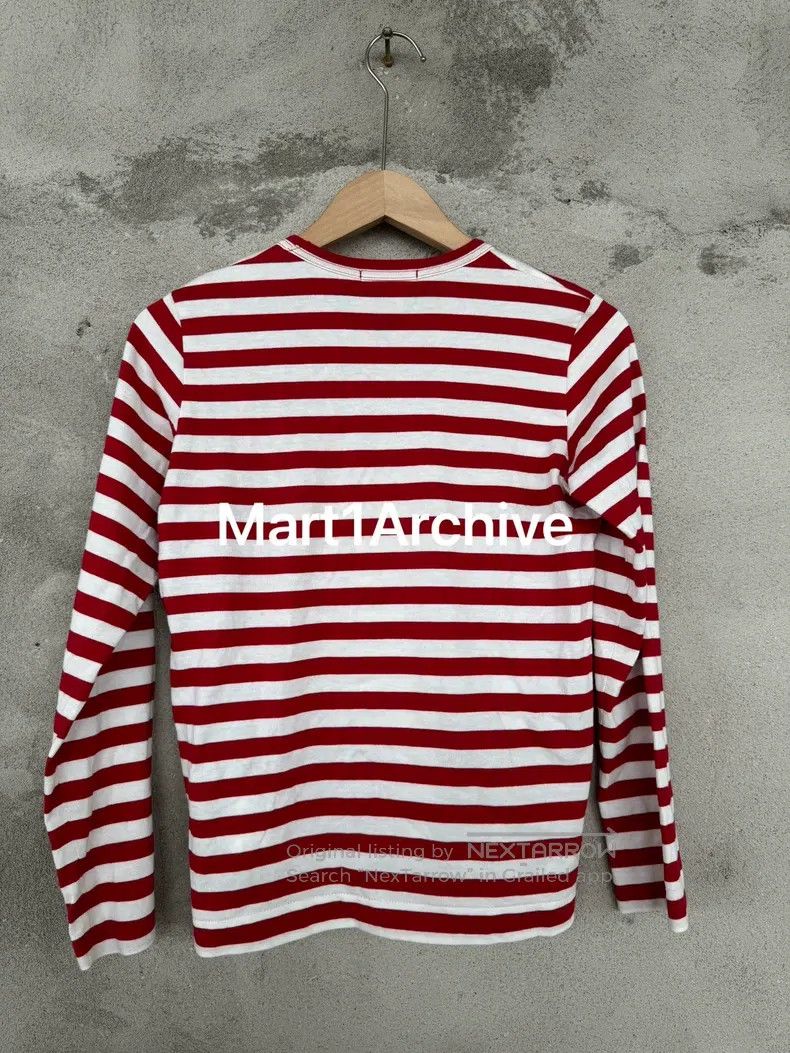 Comme des Garcons Comme Des Garcons Furry Bead Stripe Long-Sleeve Size S / US 4 / IT 40 - 2 Thumbnail