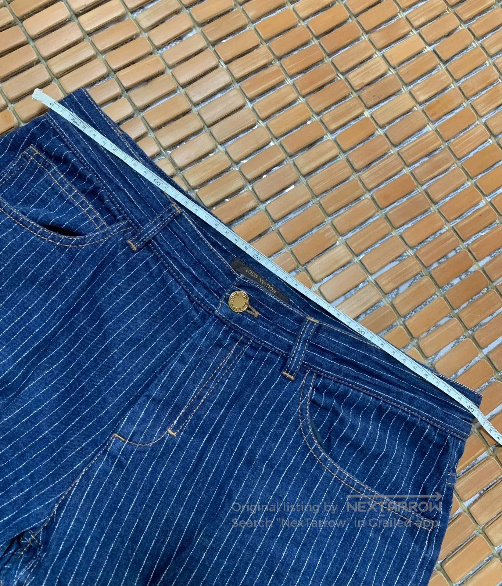 Louis Vuitton Louis Vuitton Striped Denim Casual Pants. Size US 40 / EU 56 - 6 Thumbnail