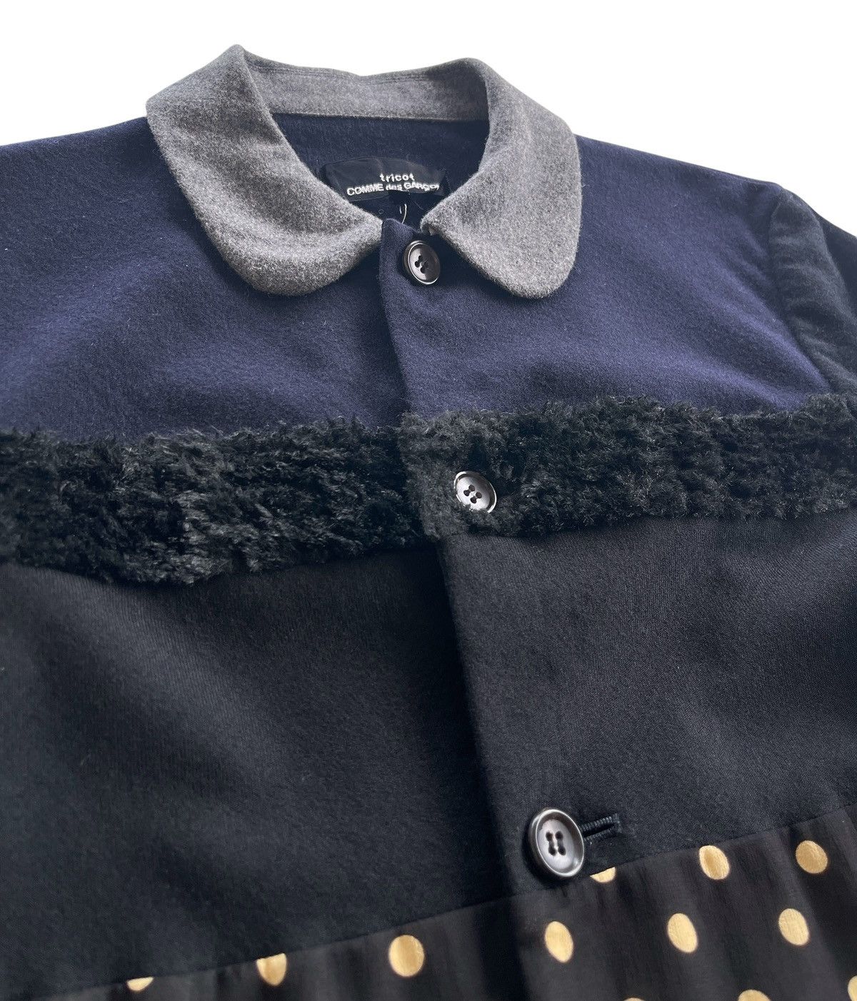 Tricot Comme des Garcons AD2000 Tricot Comme Des Garcons Polkadot Coat Size M / US 6-8 / IT 42-44 - 12 Thumbnail