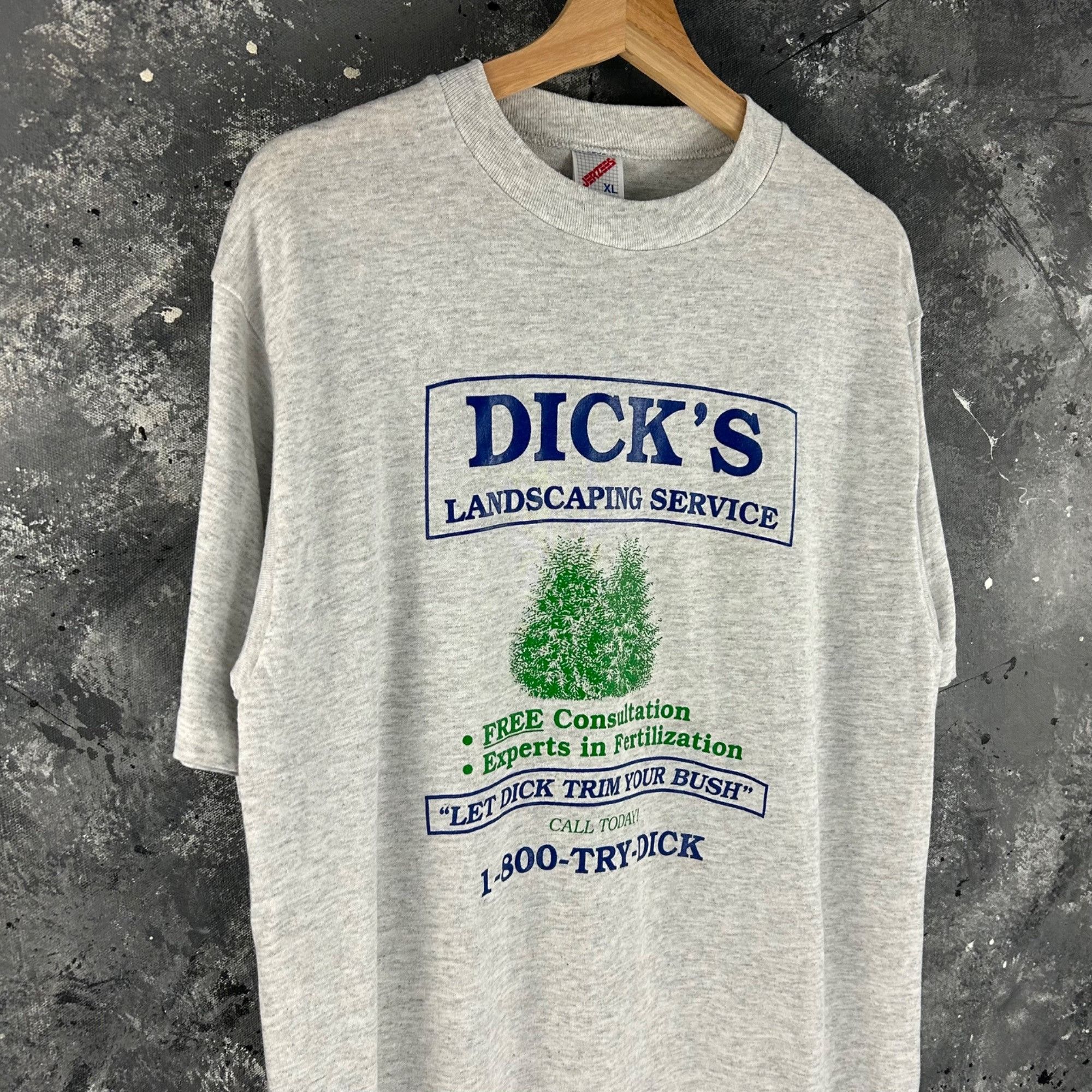 Other Vintage Dick’s Landscaping parody shirt Size US L / EU 52-54 / 3 - 2 Thumbnail