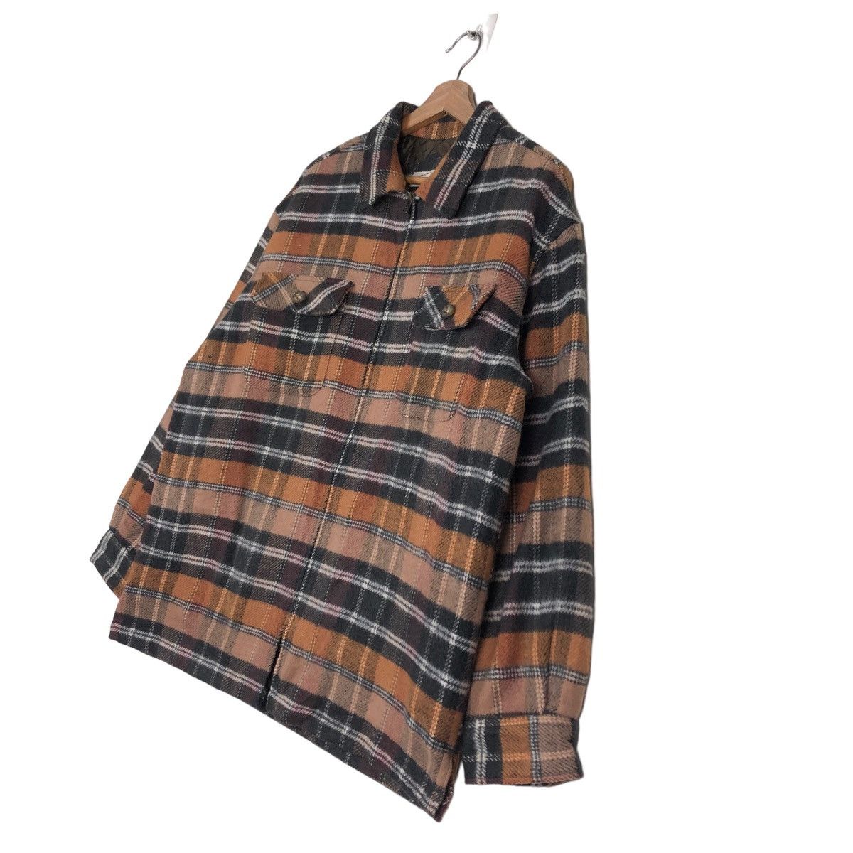 Japanese Brand Tartan Design Flannel Wool Jacket Possibility Issey Miyake Size US M / EU 48-50 / 2 - 2 Thumbnail