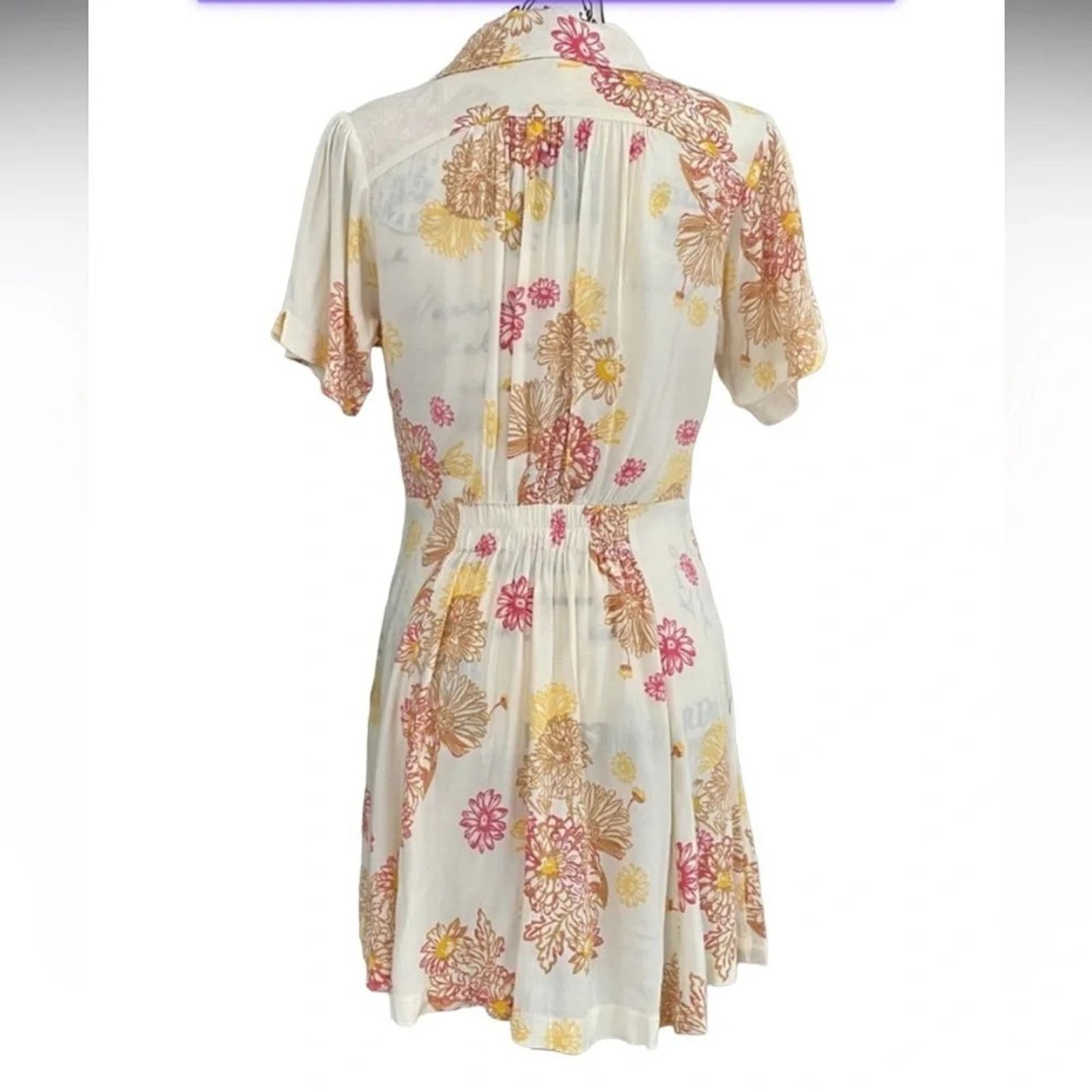 Free People Free People Blue Hawaii mini dress, size XS. Size XS / US 0-2 / IT 36-38 - 3 Thumbnail