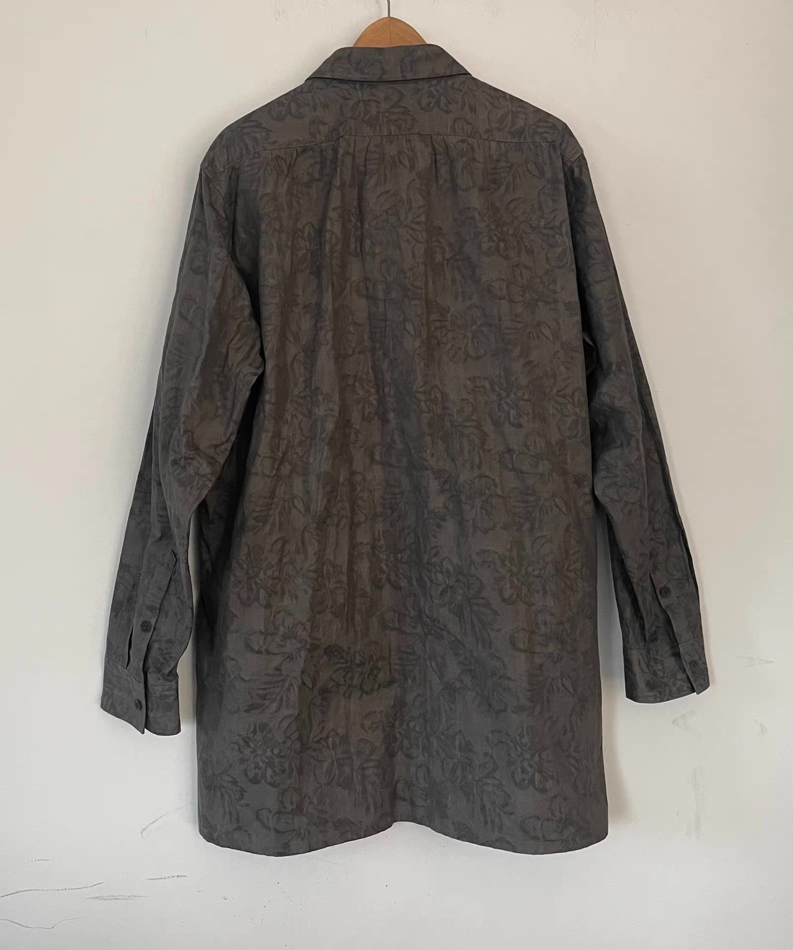 Yohji Yamamoto Yohji Yamamoto Y's for Men Floral Ribbon Shirt Ｑ21 Size US M / EU 48-50 / 2 - 2 Thumbnail