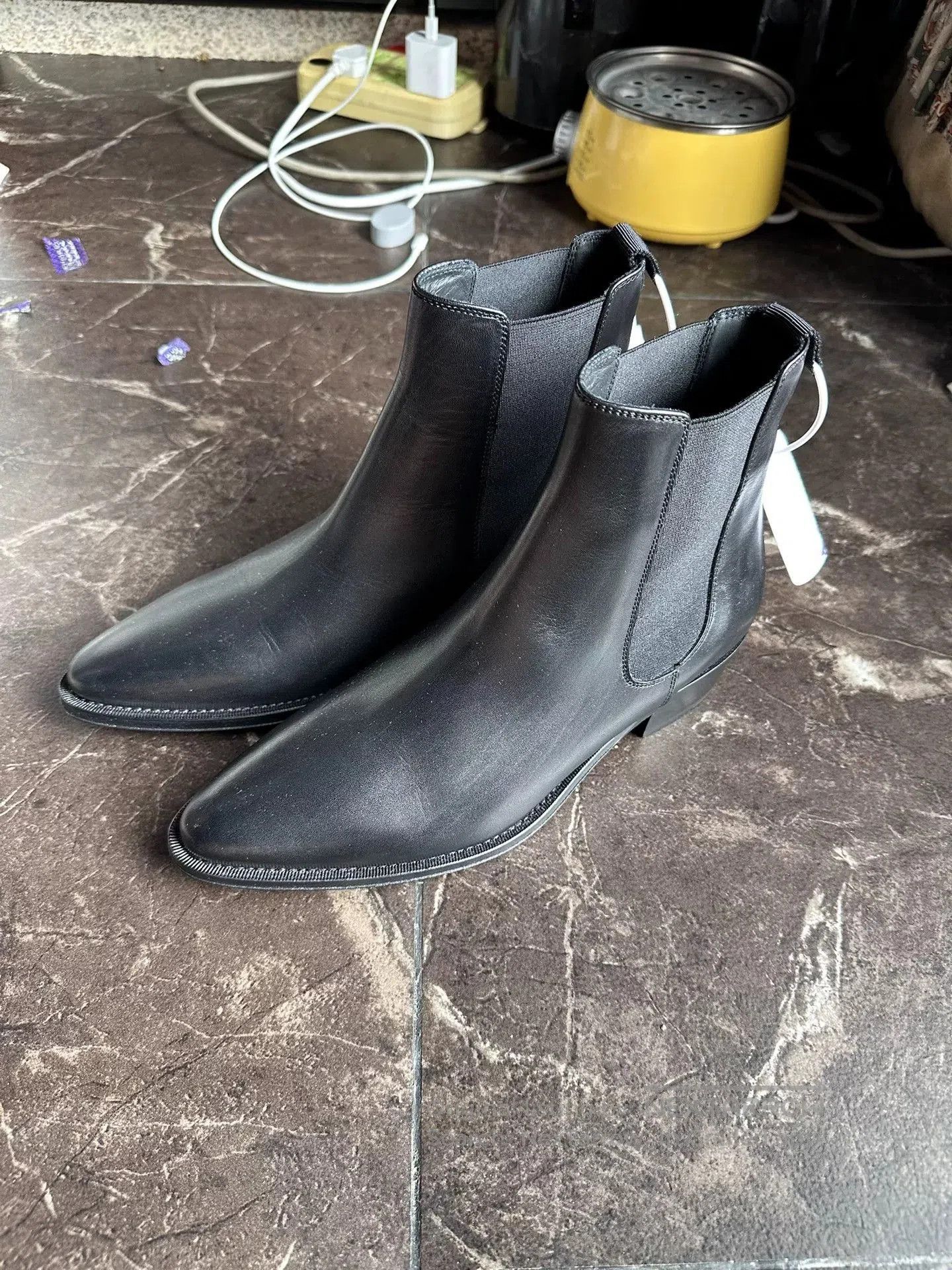 Celine Celine Women's Black Chelsea Boots. Size US 7 / IT 37 - 1 Thumbnail