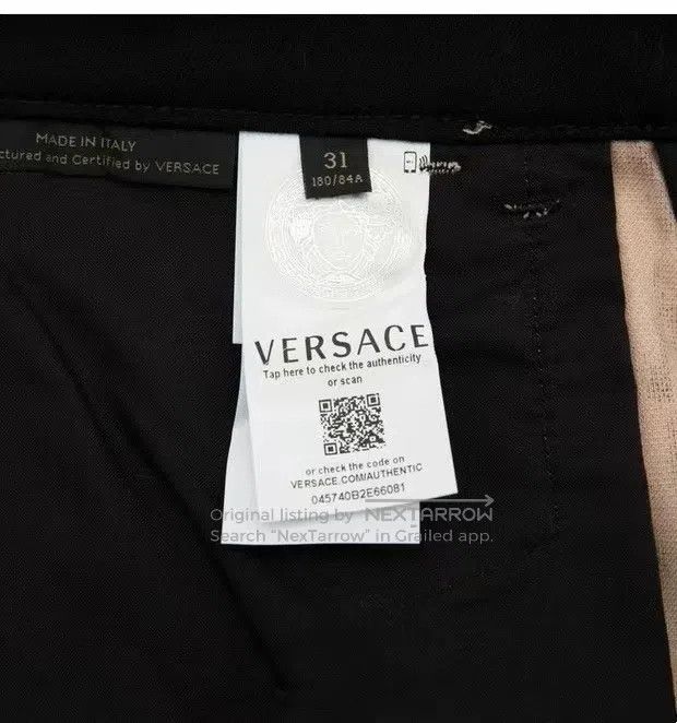 Versace Versace Medusa mink slacks Size US 32 / EU 48 - 7 Thumbnail