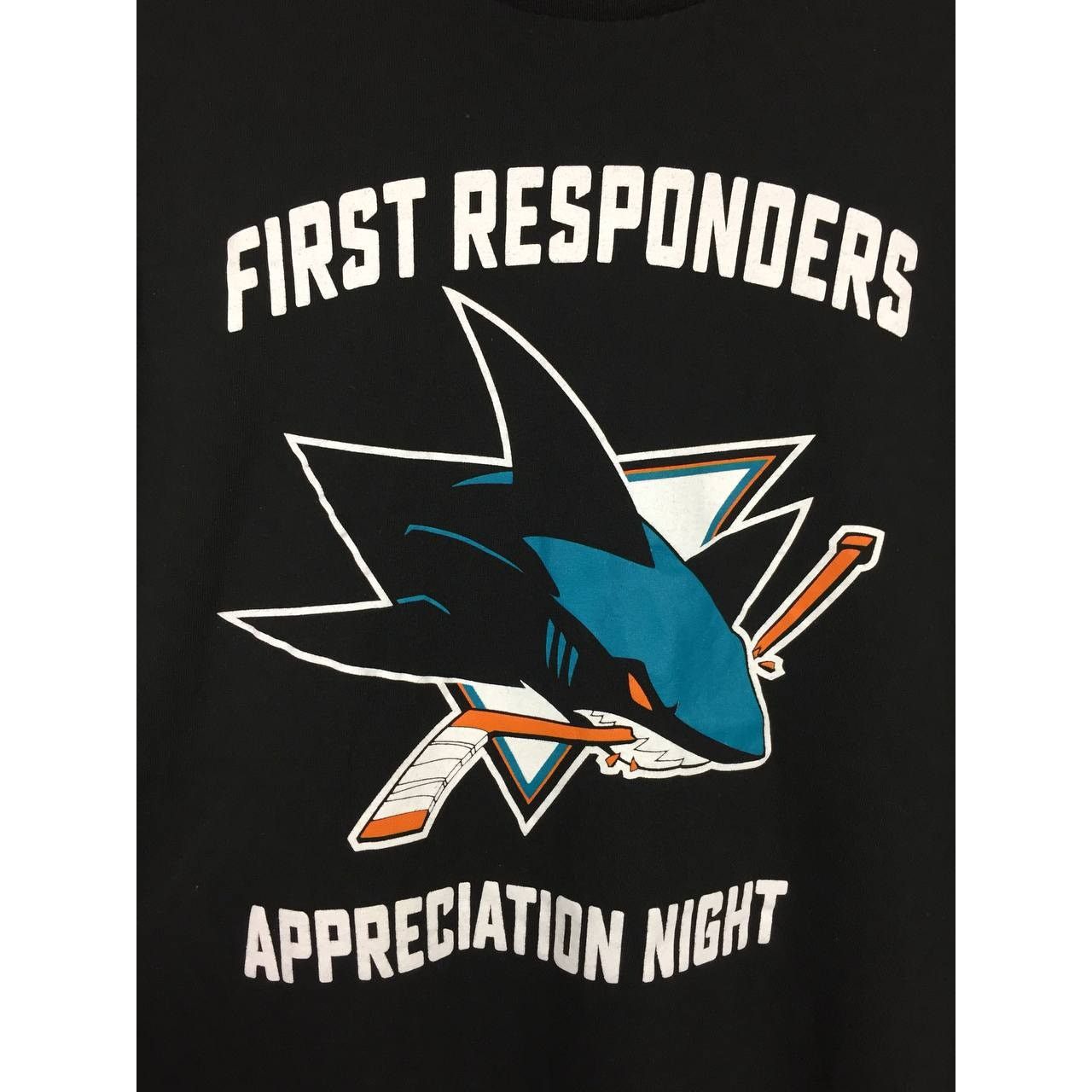 NFL × Sports Specialties × Vintage Vtg Y2K NFL San Jose Sharks Appreciation Night Tee Size US XL / EU 56 / 4 - 4 Thumbnail