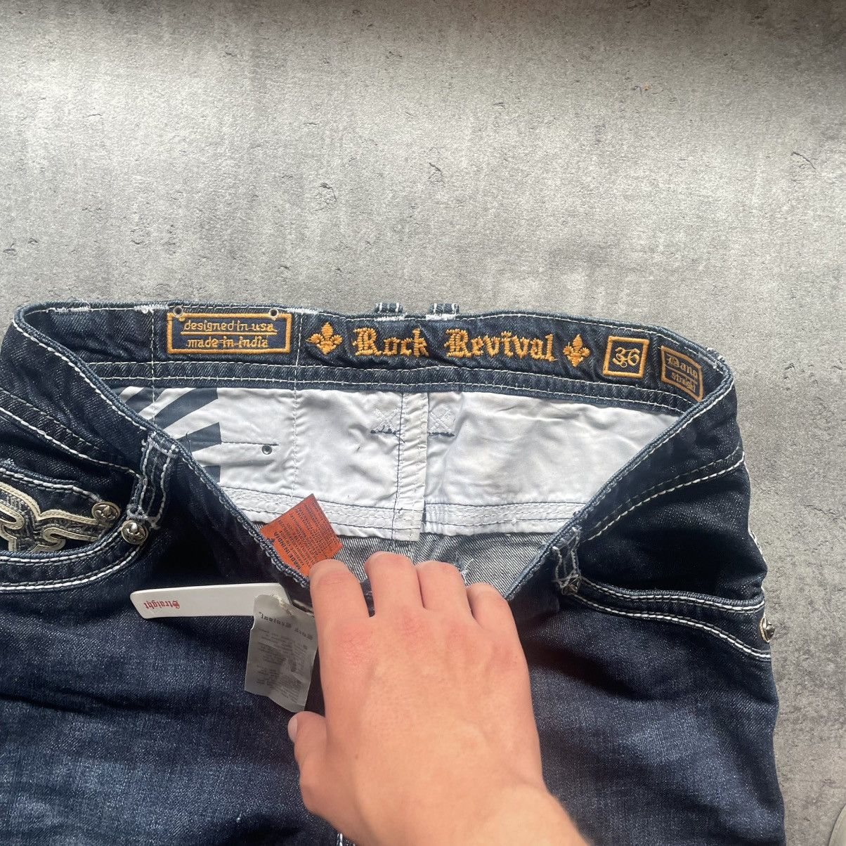 Rock Revival × Vintage NWT Rock Revival Dano Chrome Hearts Style Pants Size US 36 / EU 52 - 7 Thumbnail