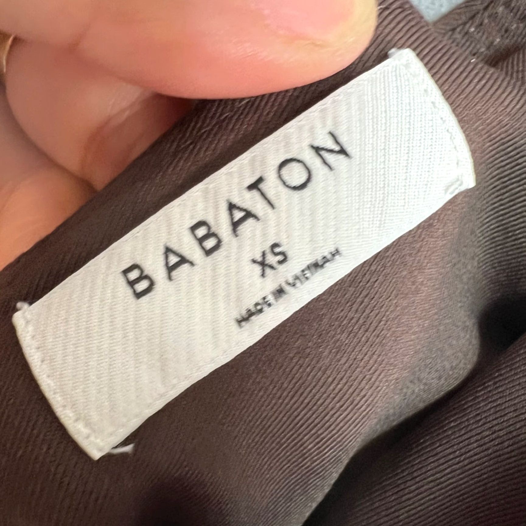 Vintage Babaton Bodysuit Size XS Brown Nylon Blend V-Neck Womens Size XS / US 0-2 / IT 36-38 - 3 Thumbnail